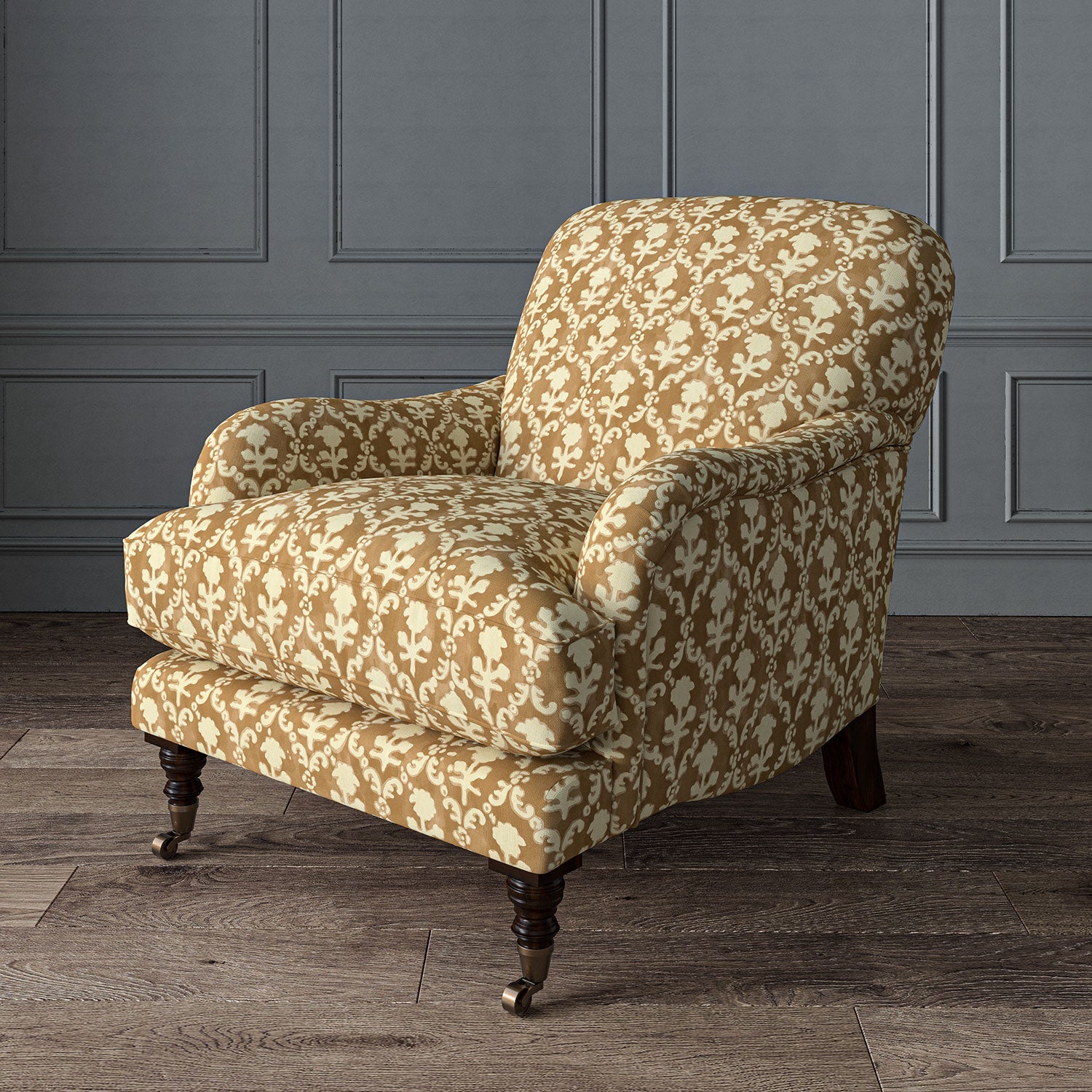 Linwood Hinako Fudge FR Made to Measure Curtains