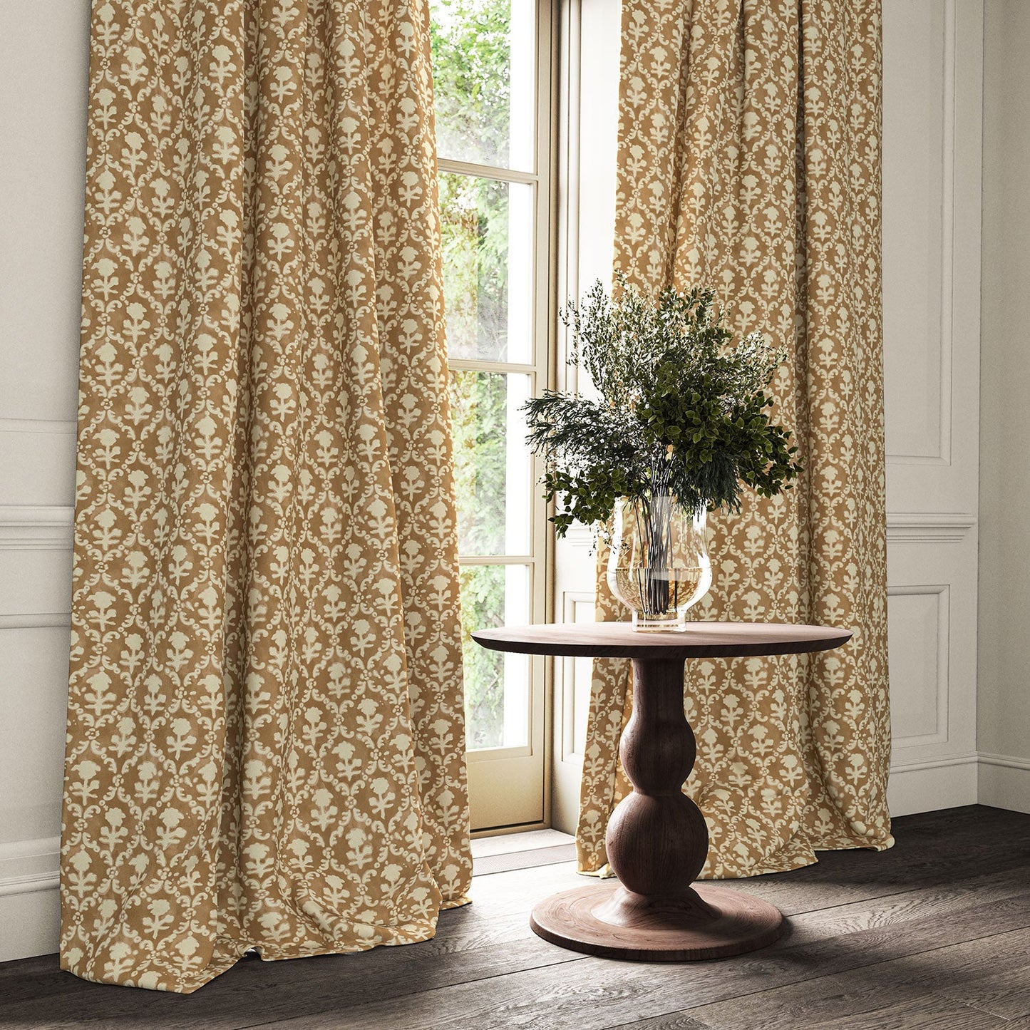 Linwood Hinako Fudge Made to Measure Curtains
