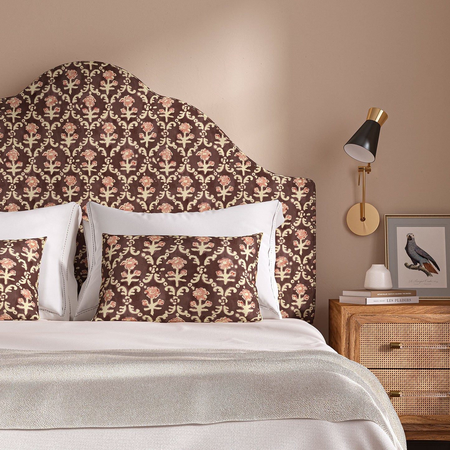 Linwood Hinako Prune FR Made to Measure Curtains