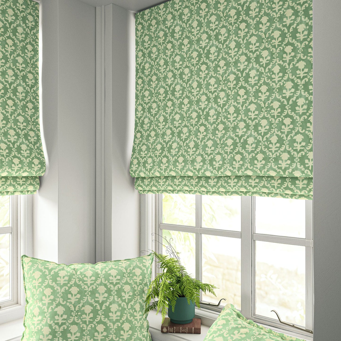 Linwood Hinako Jade FR Made to Measure Curtains
