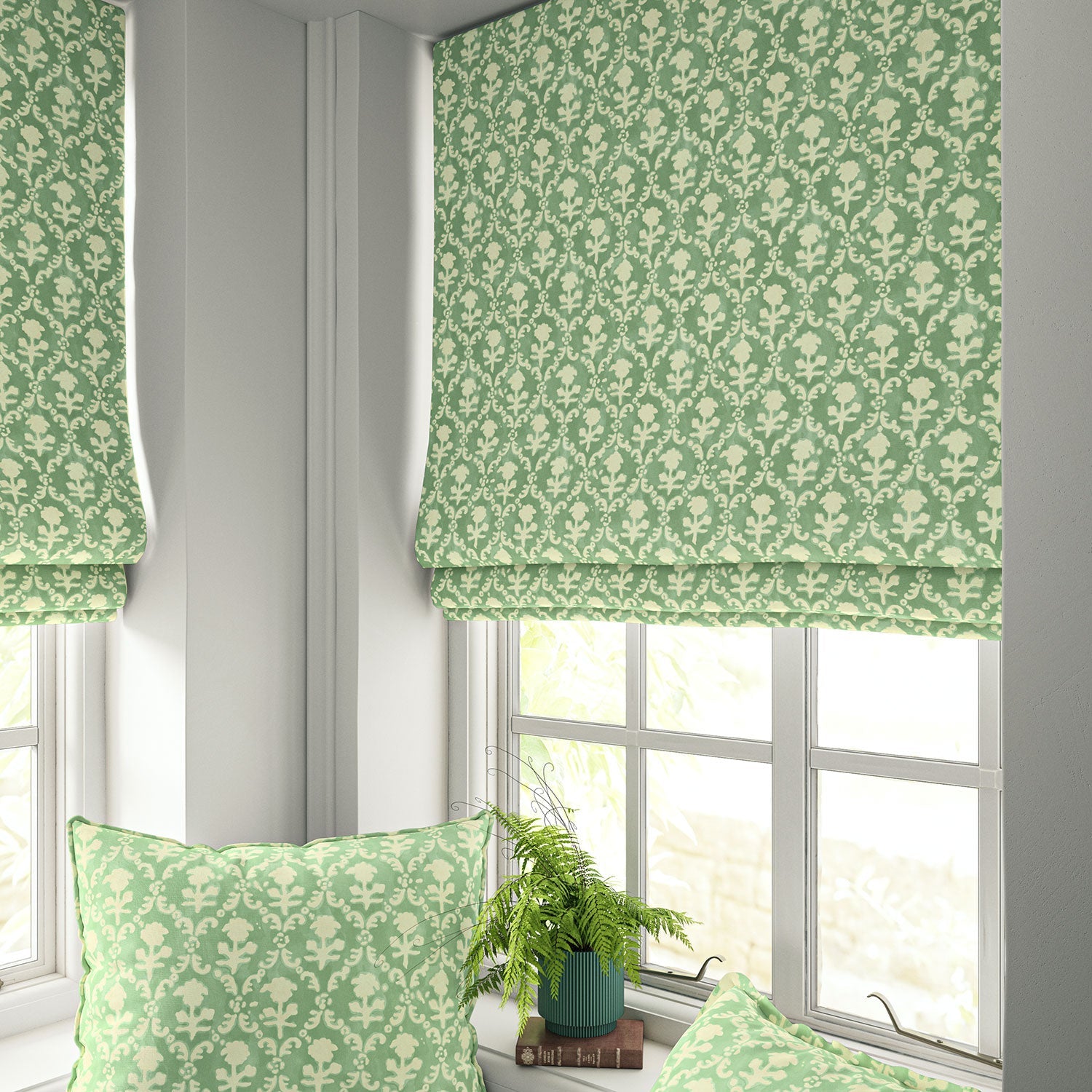Linwood Hinako Jade FR Made to Measure Curtains