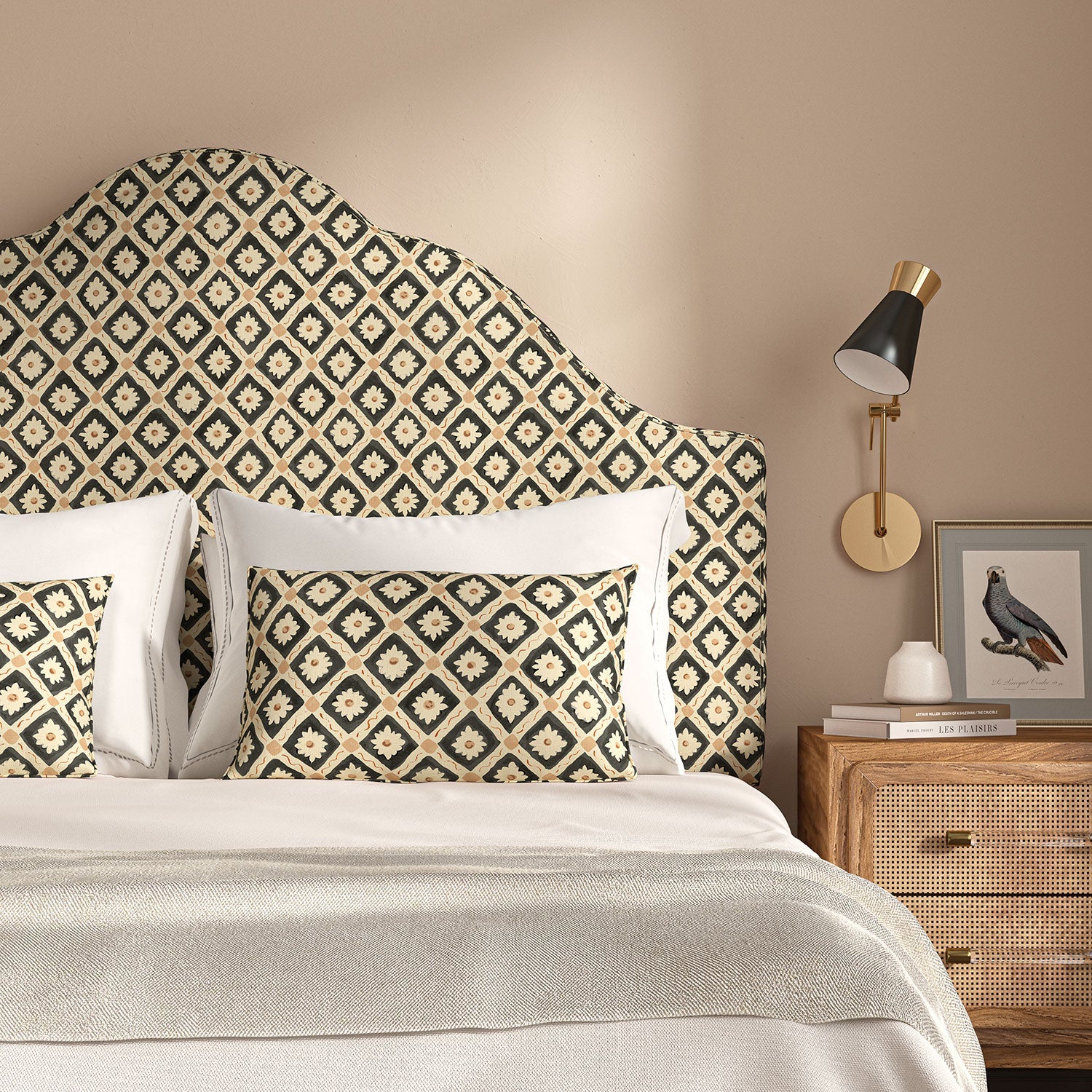 Linwood Ima Liquorice FR Made to Measure Curtains