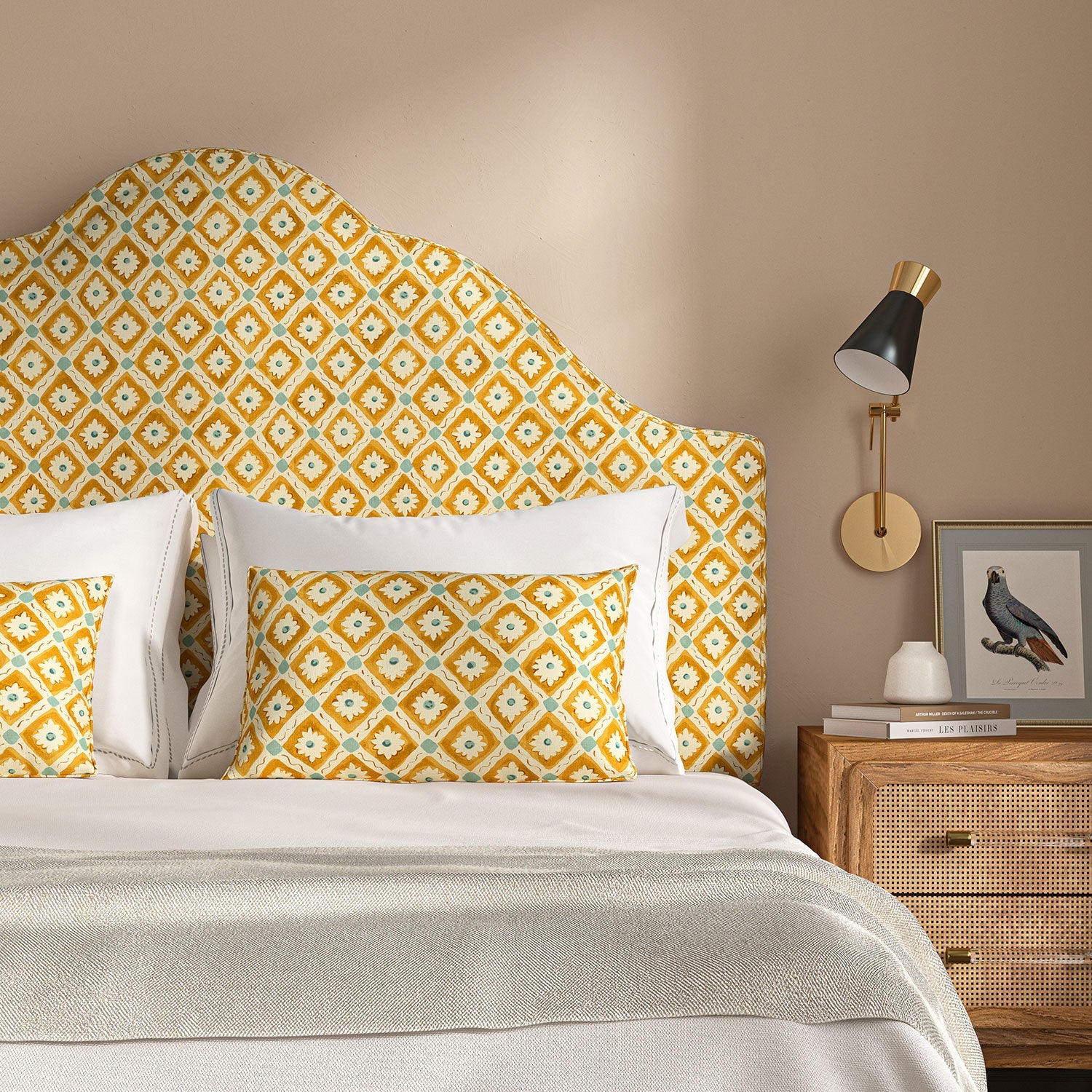 Linwood Ima Marigold FR Made to Measure Curtains