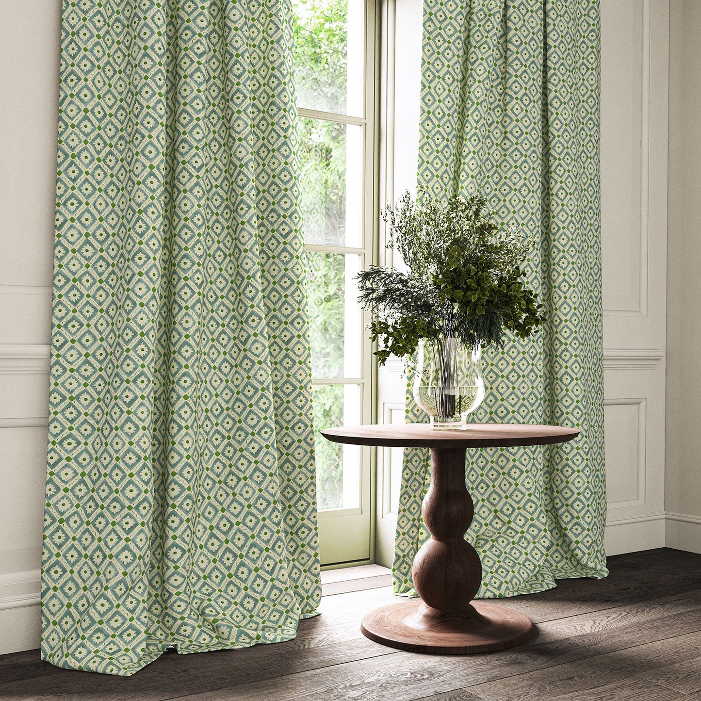 Linwood Ima Marine FR Made to Measure Curtains