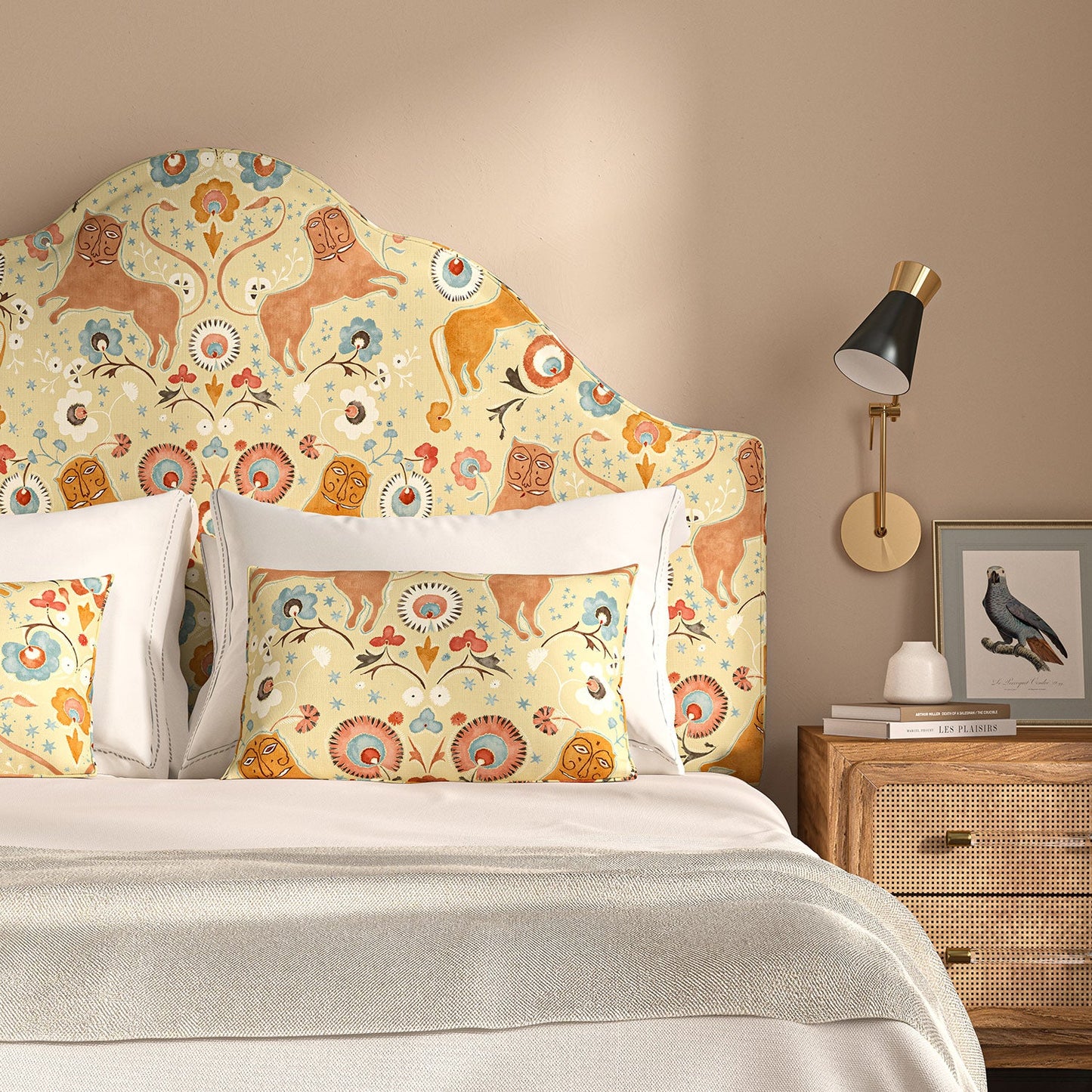 Linwood Pipili Chickpea FR Made to Measure Curtains