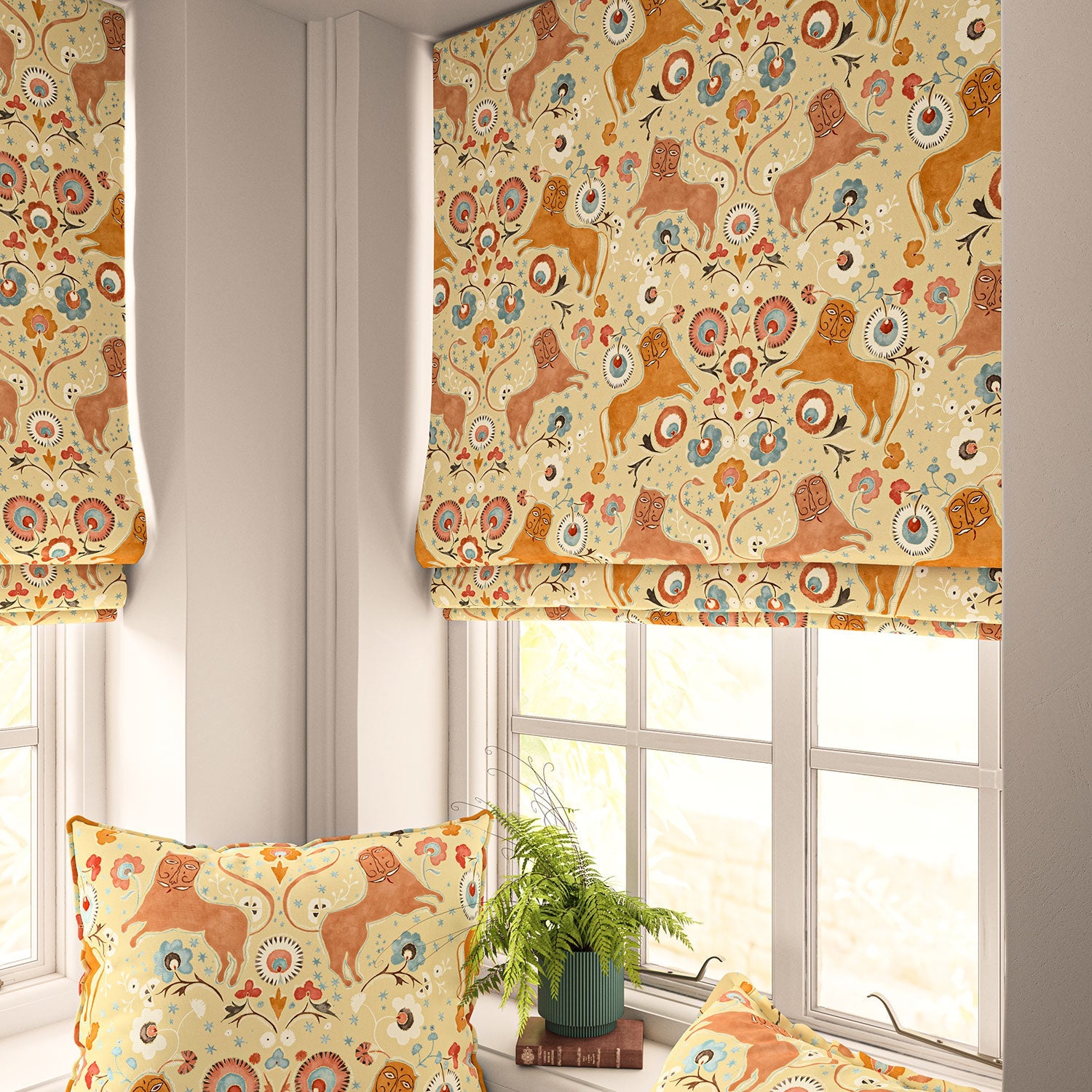 Linwood Pipili Chickpea FR Made to Measure Curtains