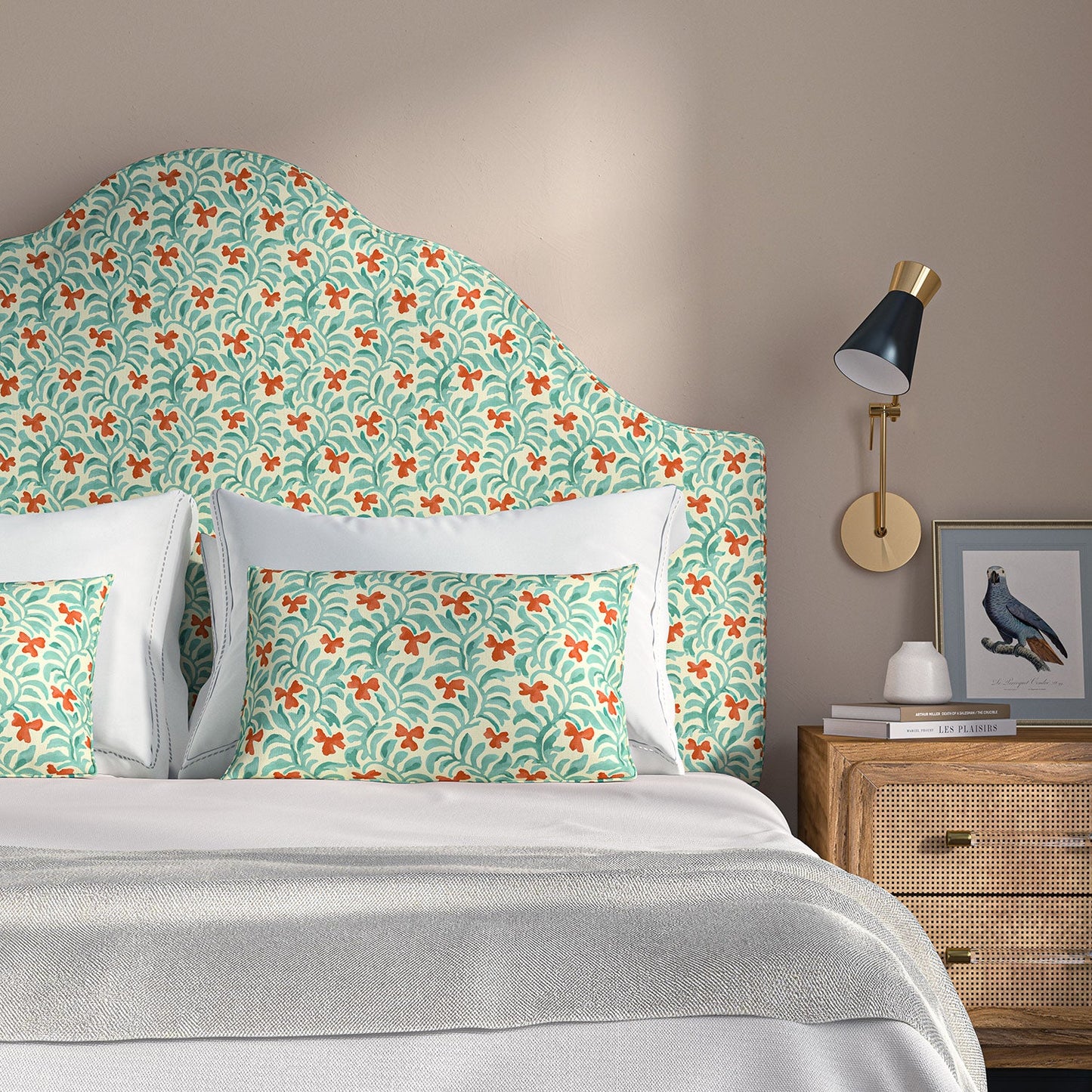 Linwood Yala Geranium FR Made to Measure Curtains