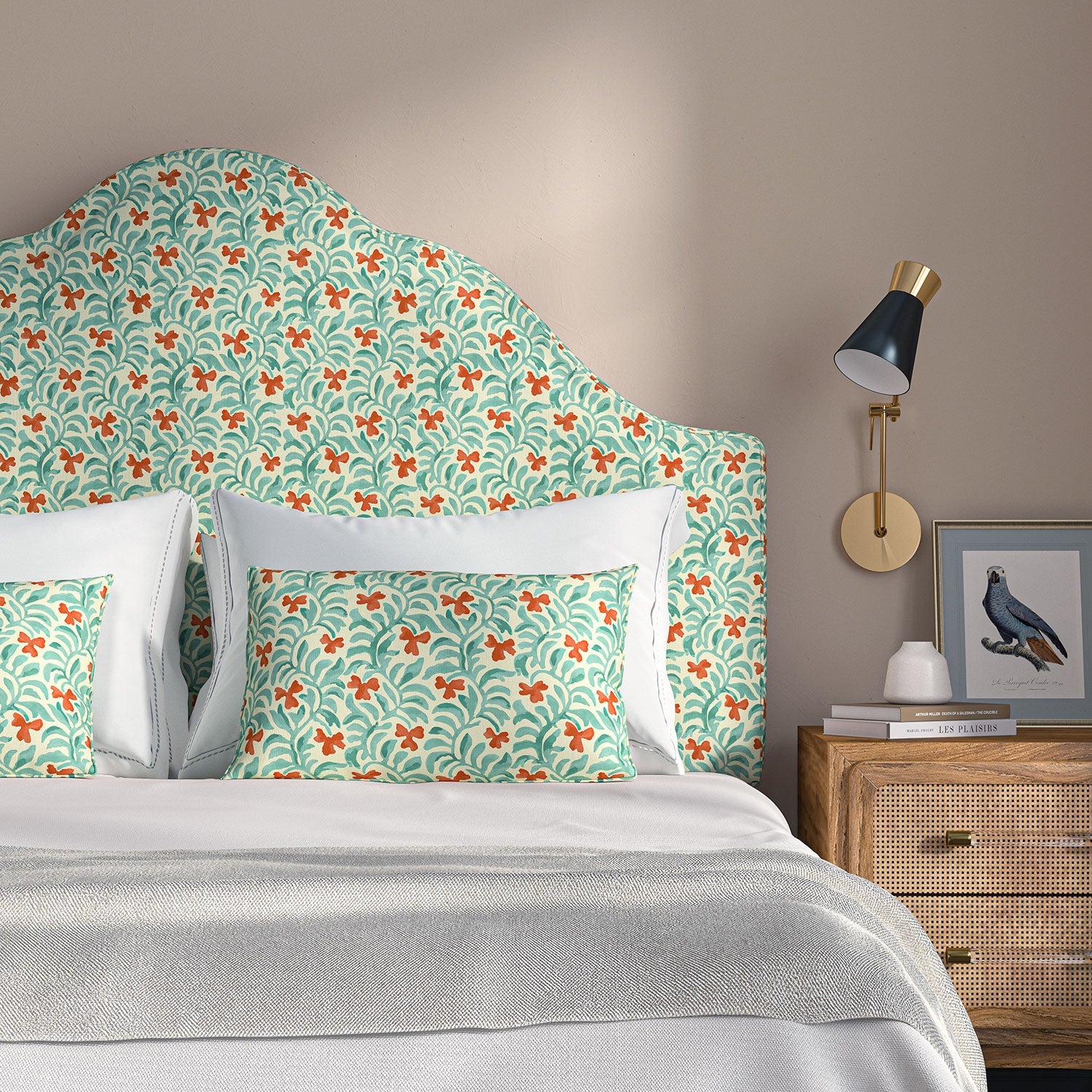 Linwood Yala Geranium FR Made to Measure Curtains
