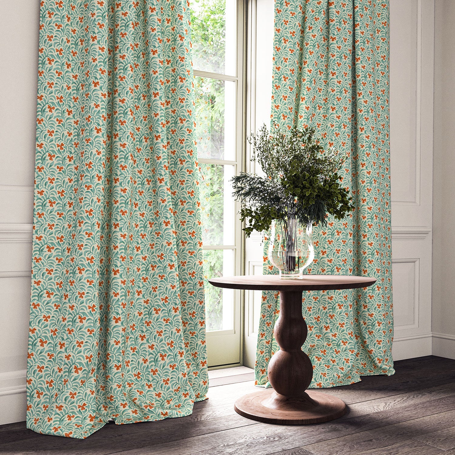 Linwood Yala Geranium Made to Measure Curtains