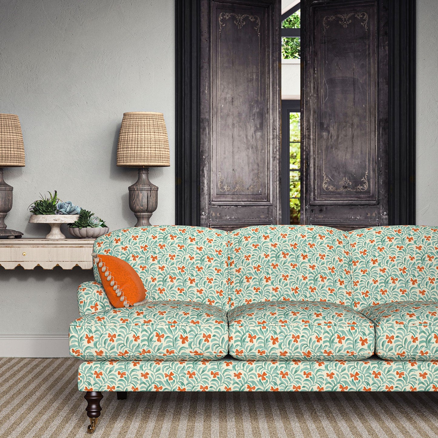 Linwood Yala Geranium FR Made to Measure Curtains