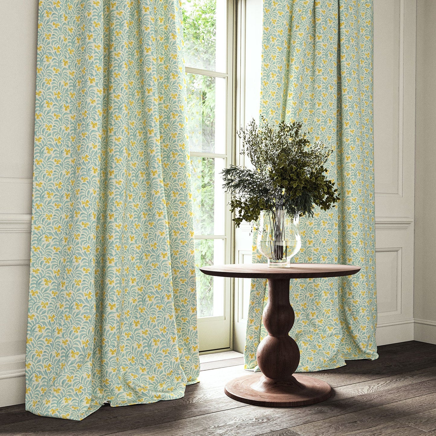 Linwood Yala Lemon Made to Measure Curtains