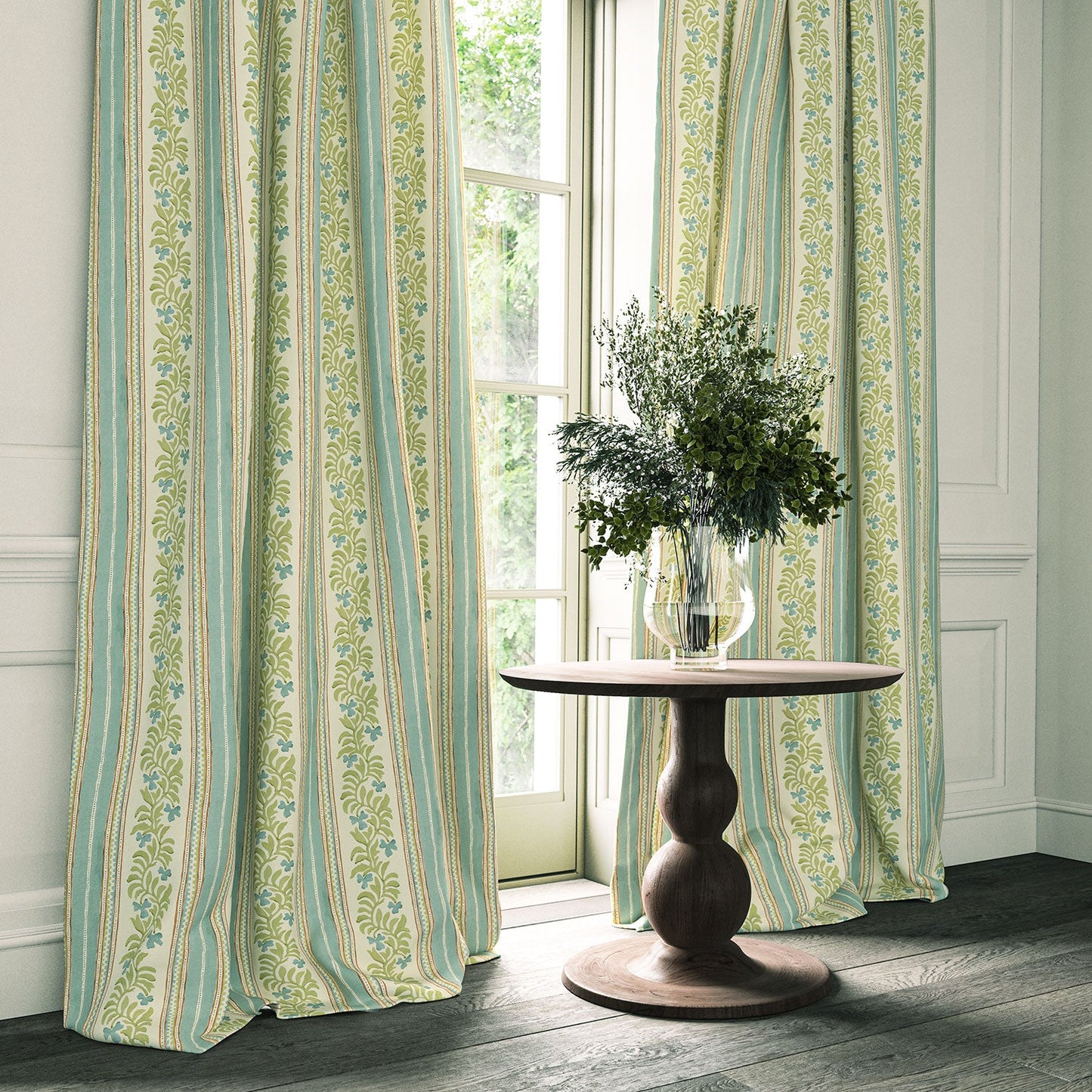 Linwood Yala Stripe Spring Made to Measure Curtains