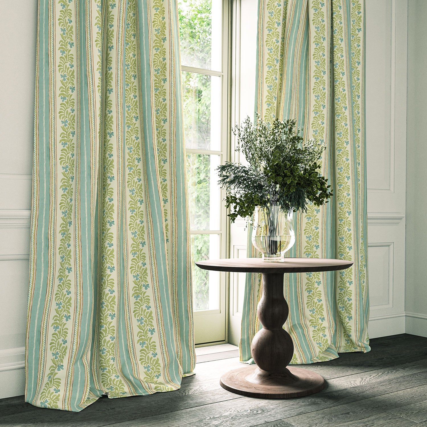 Linwood Yala Stripe Spring Made to Measure Curtains