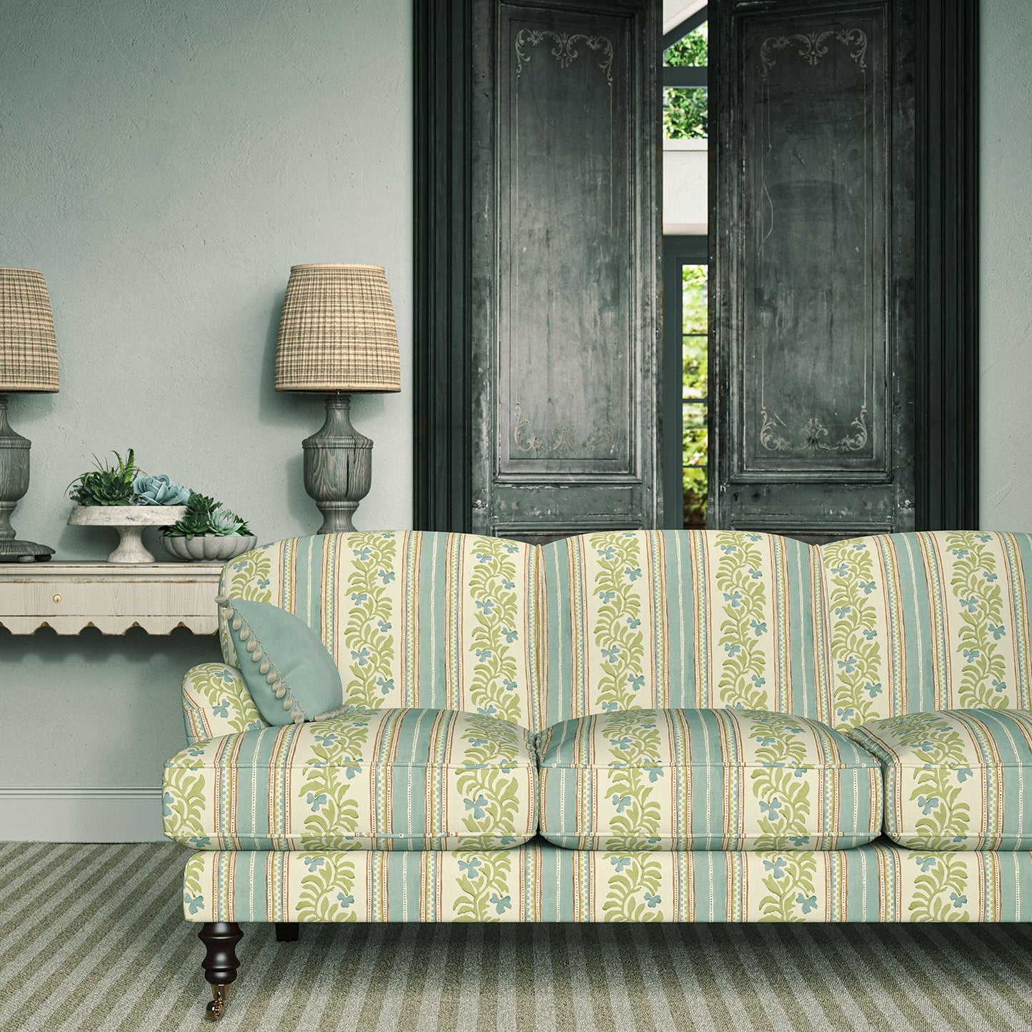 Linwood Yala Stripe Spring Made to Measure Curtains