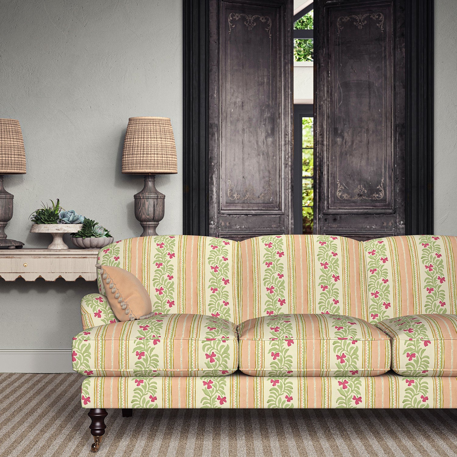 Linwood Yala Stripe Tulip Made to Measure Curtains