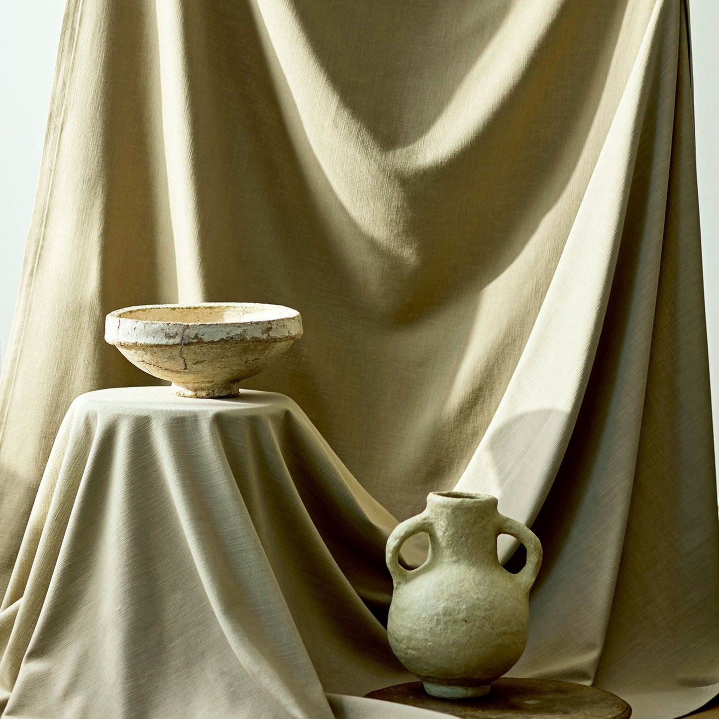 Linwood Pluto Clay FR Made to Measure Curtains