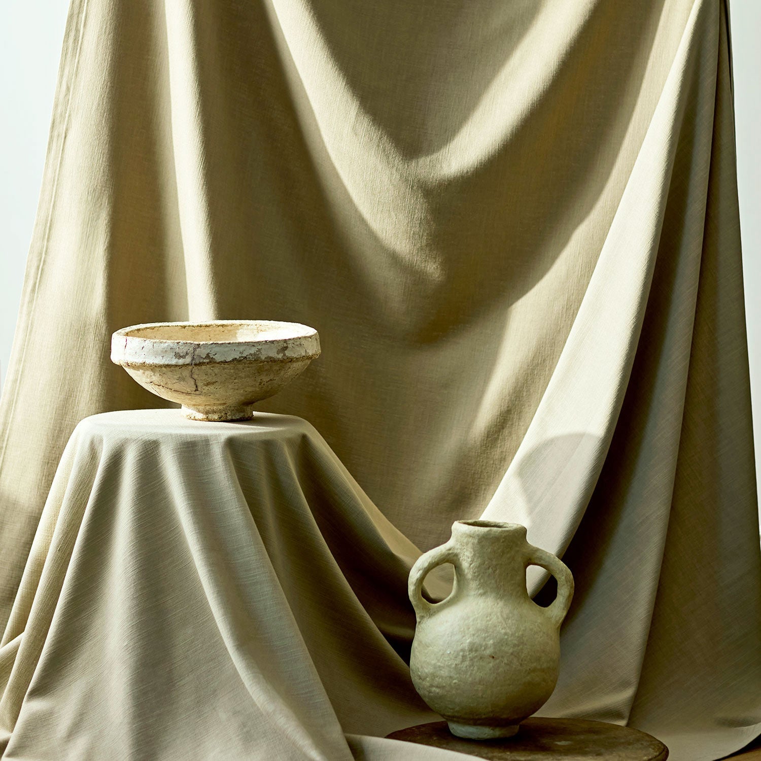 Linwood Pluto Clay FR Made to Measure Curtains