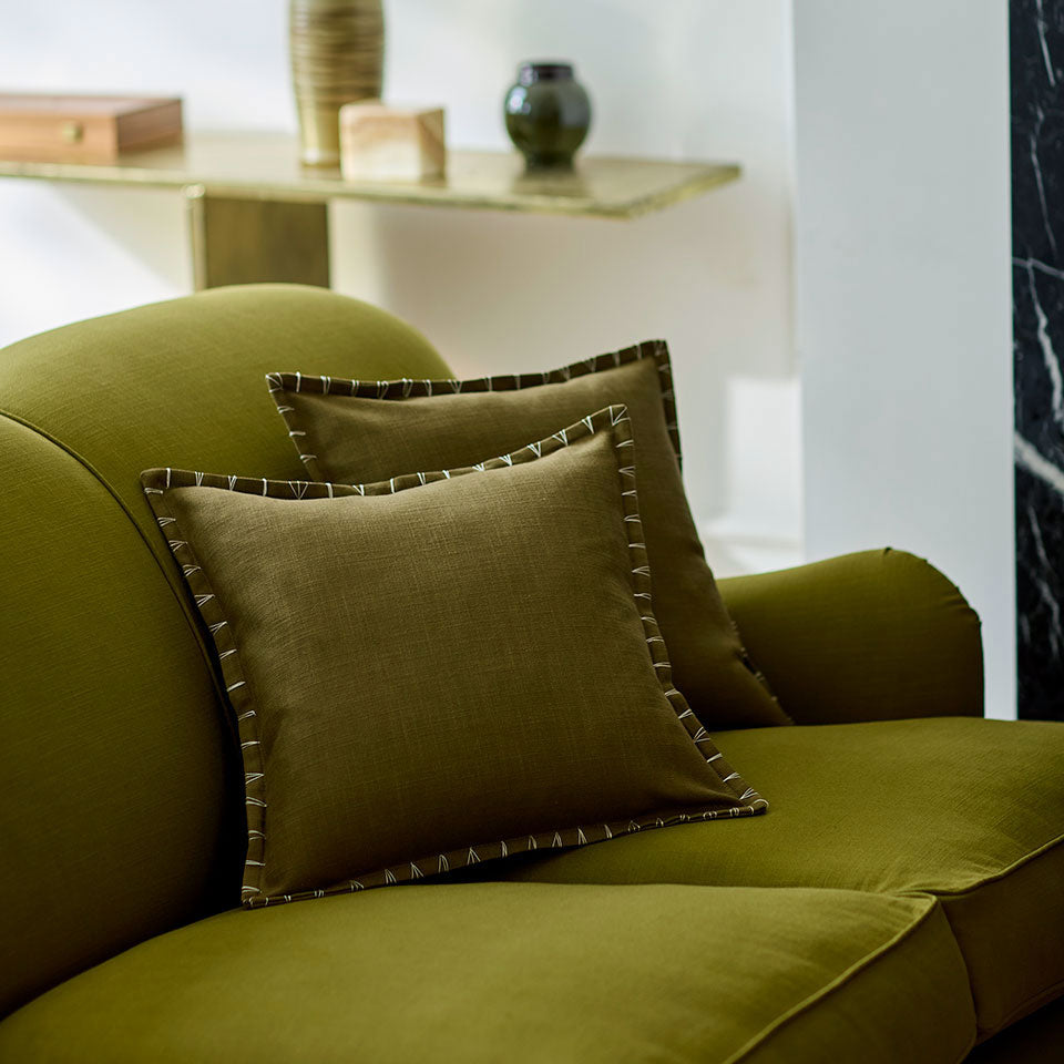 Linwood Pluto Olive FR Made to Measure Curtains