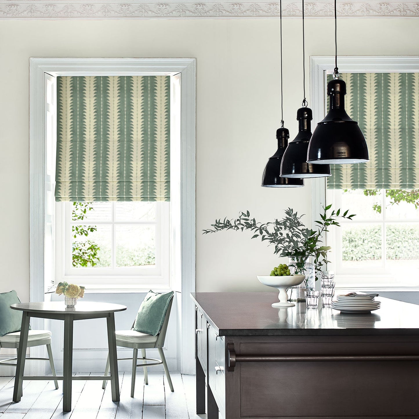 Linwood Ruched Storm FR Made to Measure Curtains