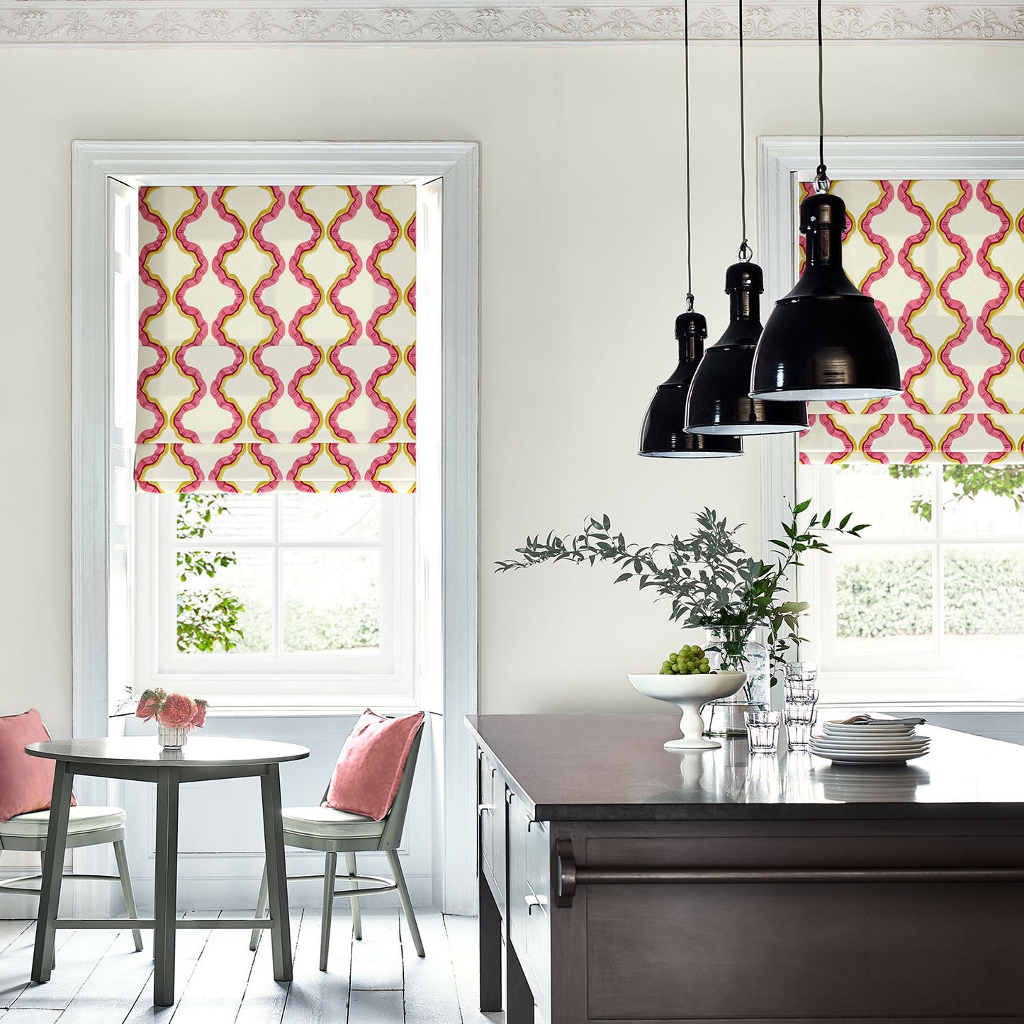 Linwood Ruffled Rio FR Made to Measure Curtains