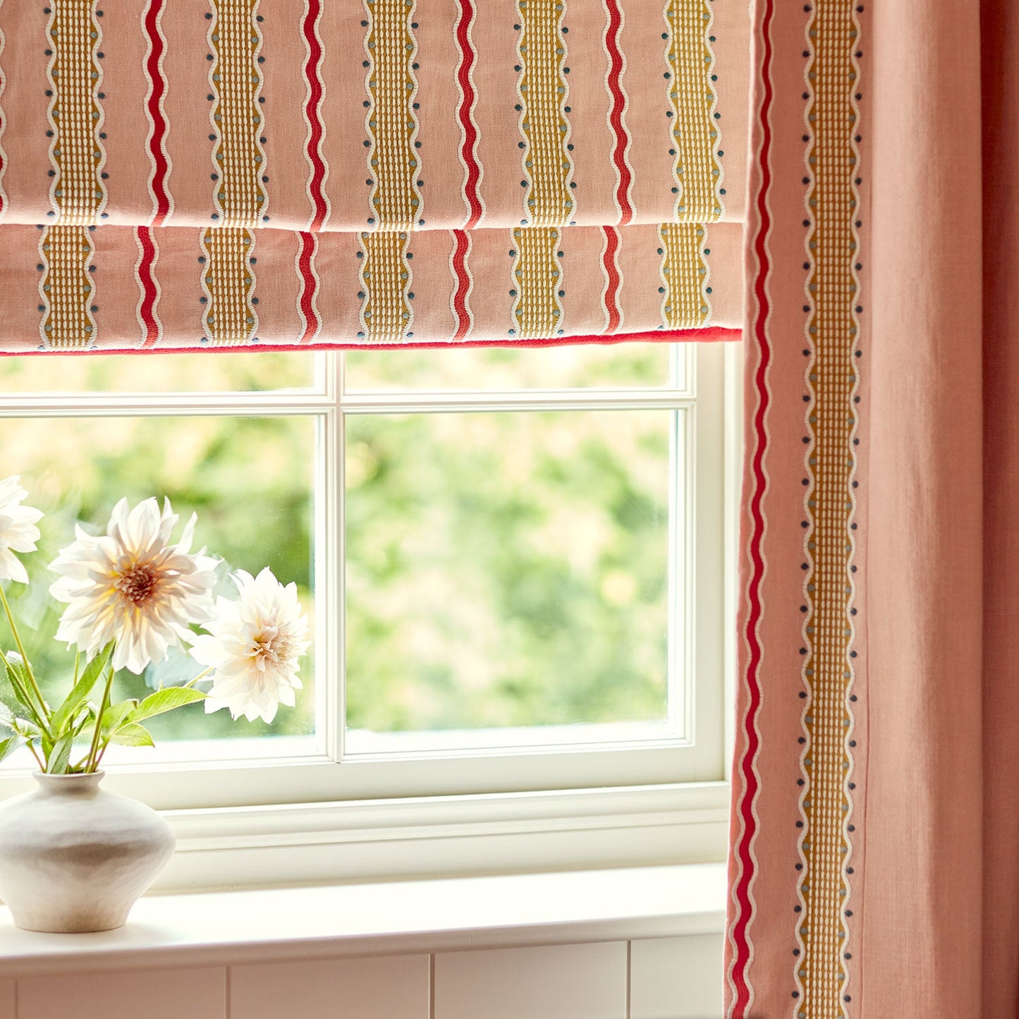 Linwood Hermia Peony Made to Measure Curtains
