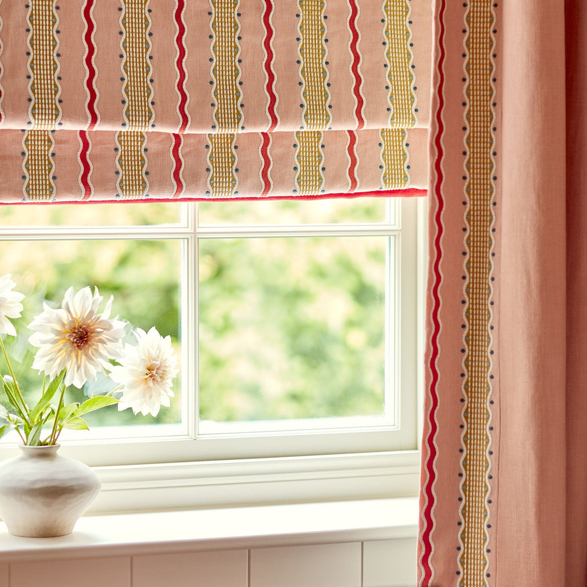 Linwood Hermia Peony Made to Measure Curtains