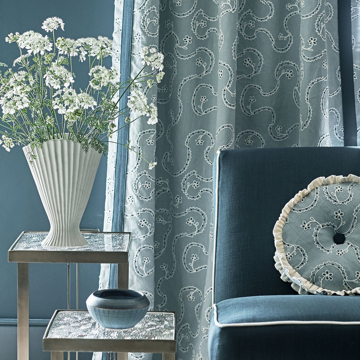 Linwood Lysander Hosta Made to Measure Curtains