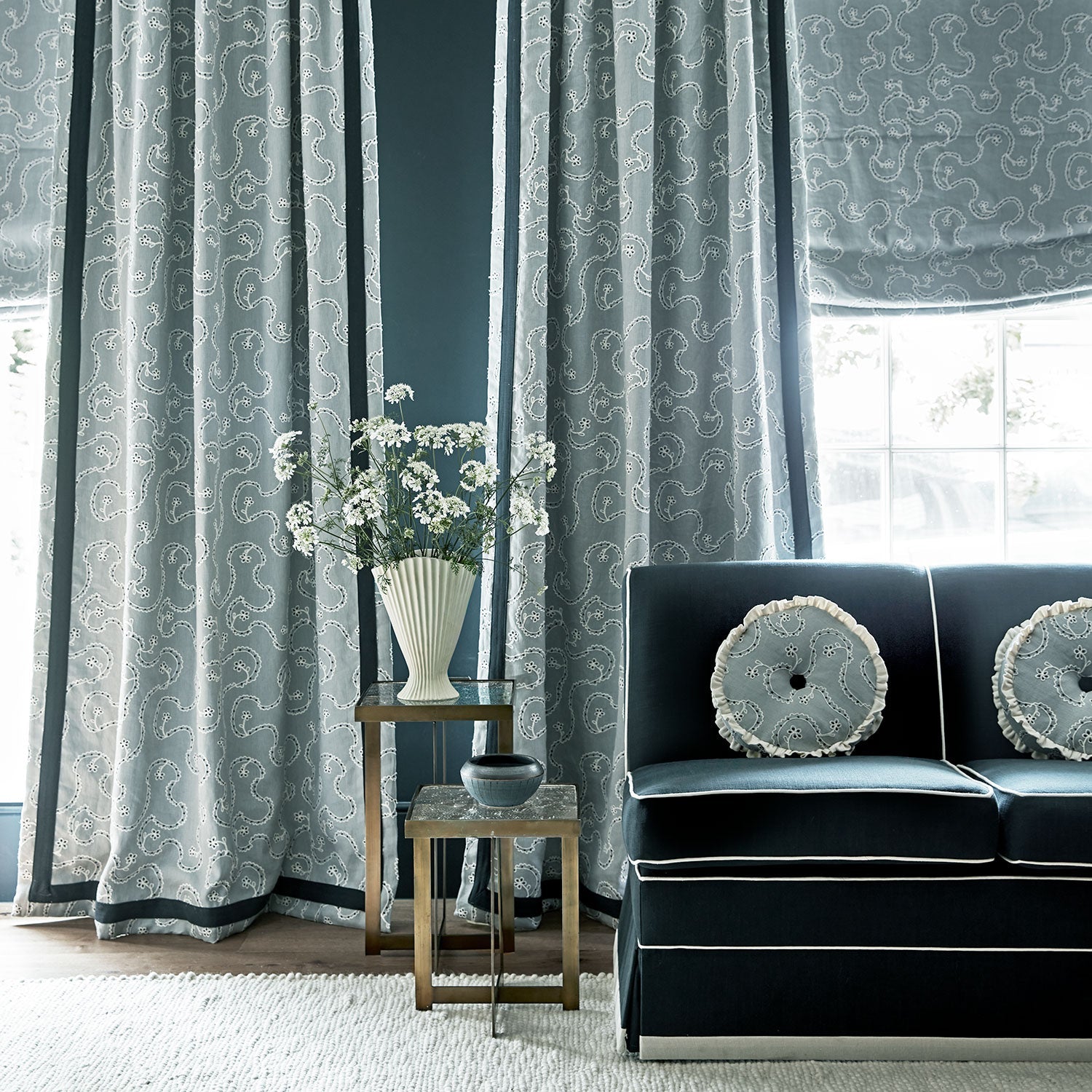 Linwood Lysander Hosta Made to Measure Curtains