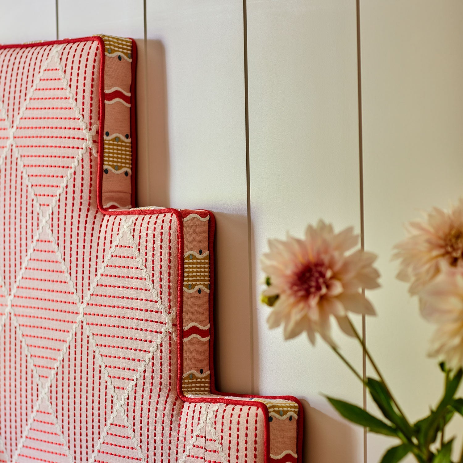 Linwood Oberon Strawberry Made to Measure Curtains