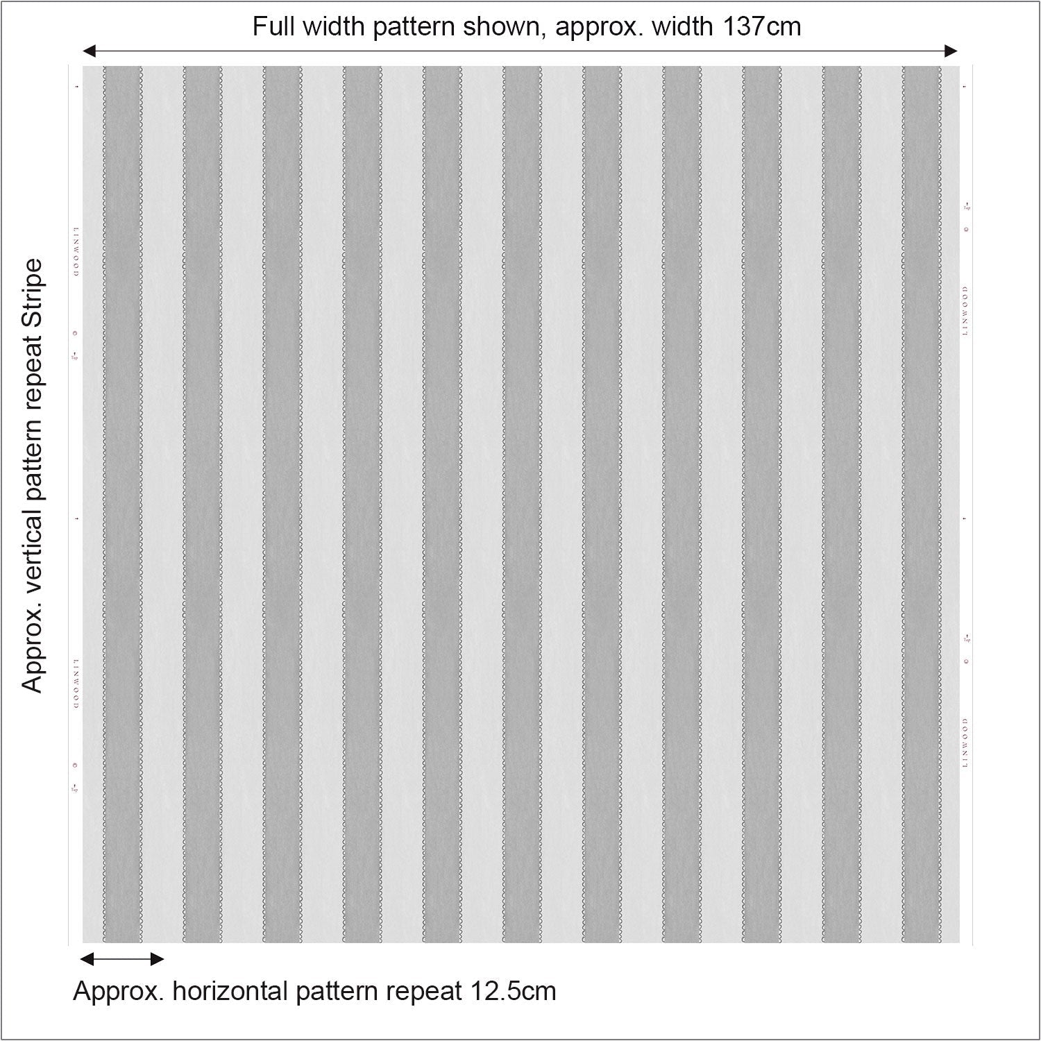 Linwood Lola Stripe Audrey Made to Measure Curtains