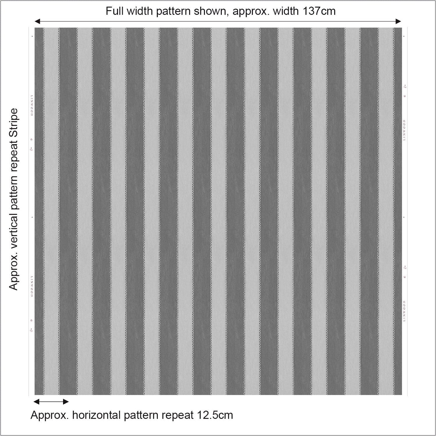 Linwood Lola Stripe Dijon FR Made to Measure Curtains
