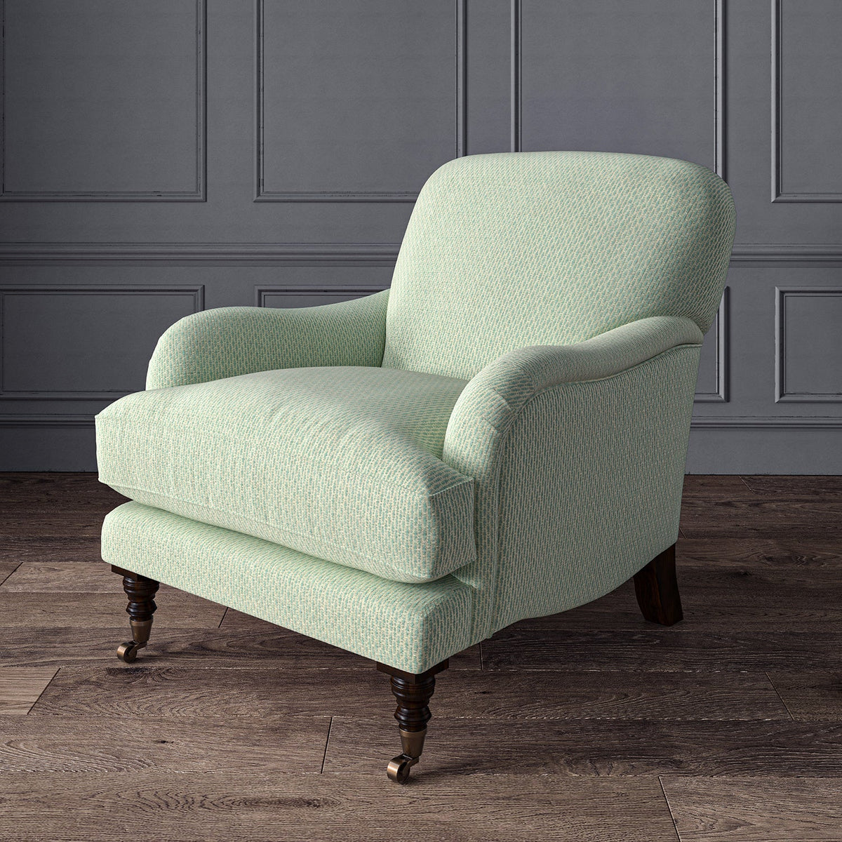 Linwood Raindrops Seafoam Made to Measure Roman Blinds