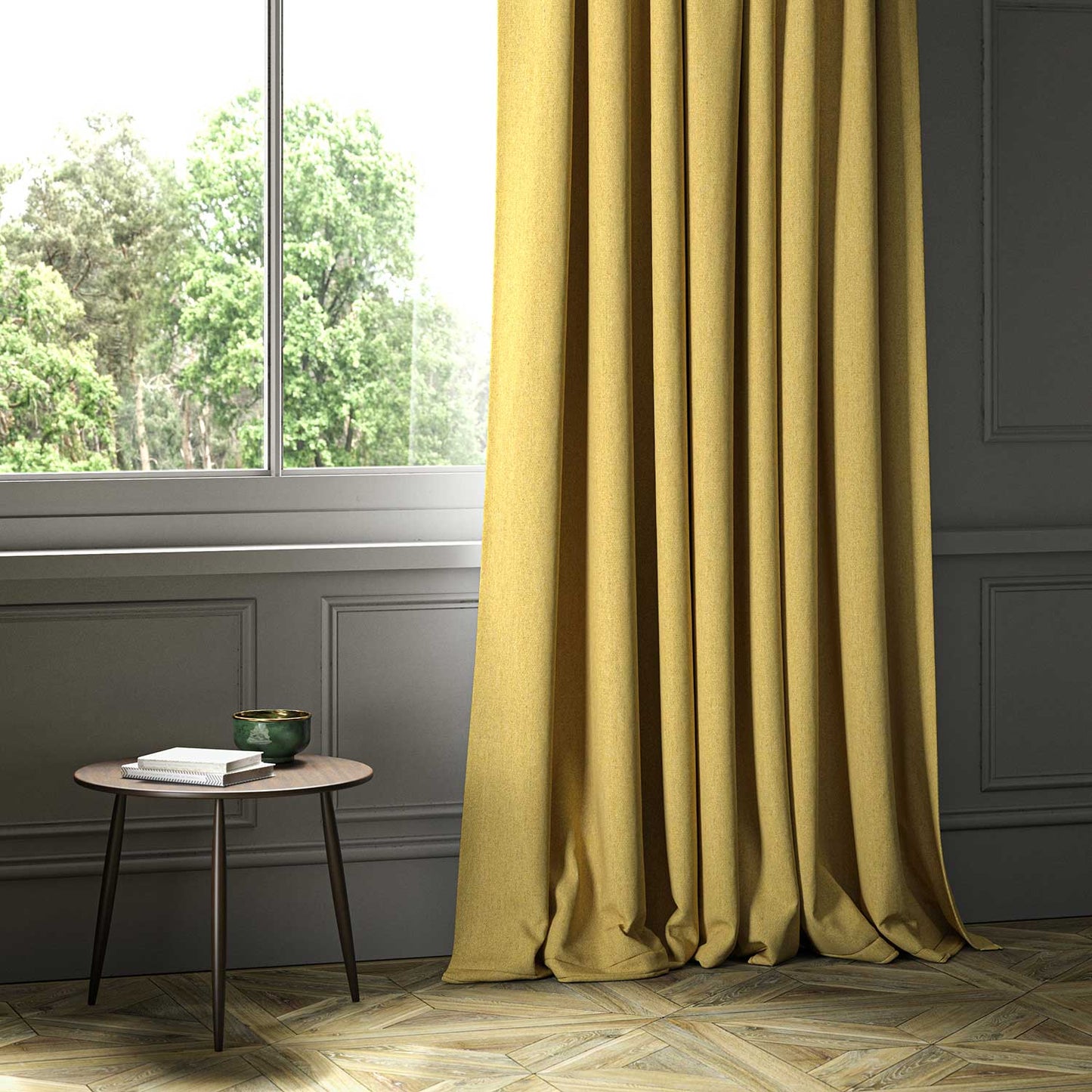 Linwood Lana Canary FR Made to Measure Curtains