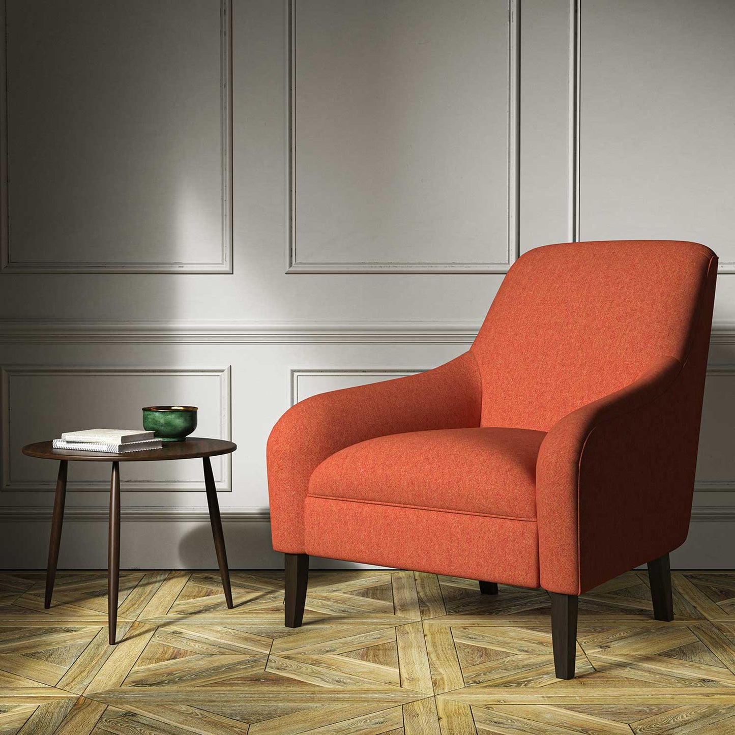 Linwood Lana Orange FR Made to Measure Curtains