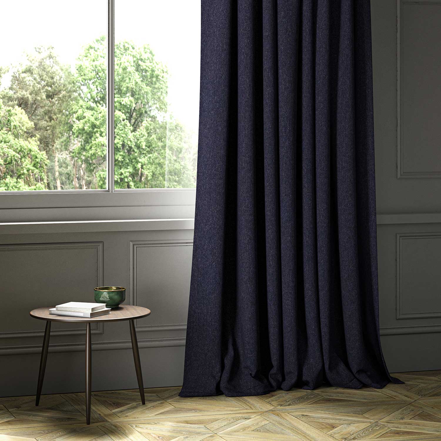 Linwood Lana Raisin FR Made to Measure Curtains