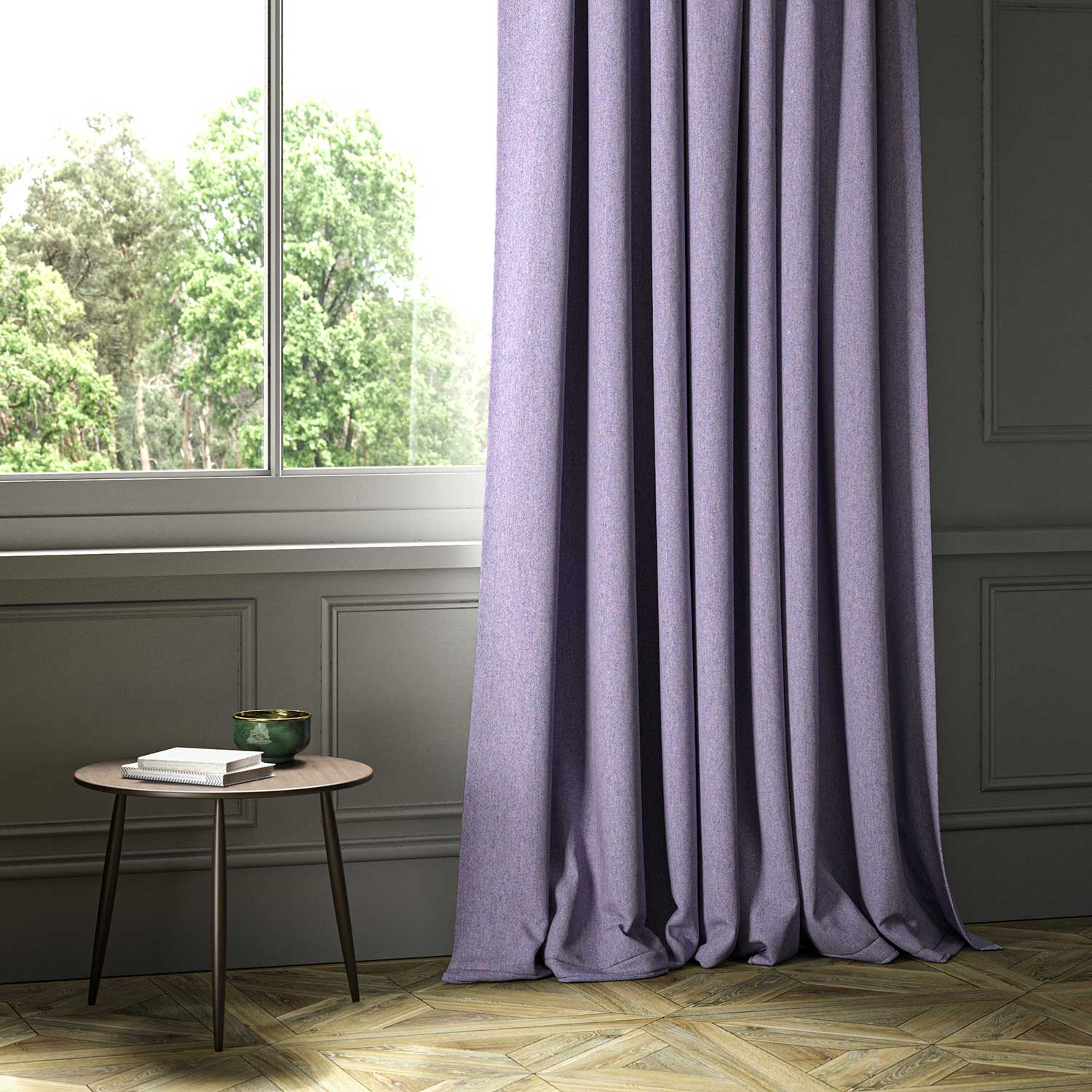 Linwood Lana Lavender FR Made to Measure Curtains