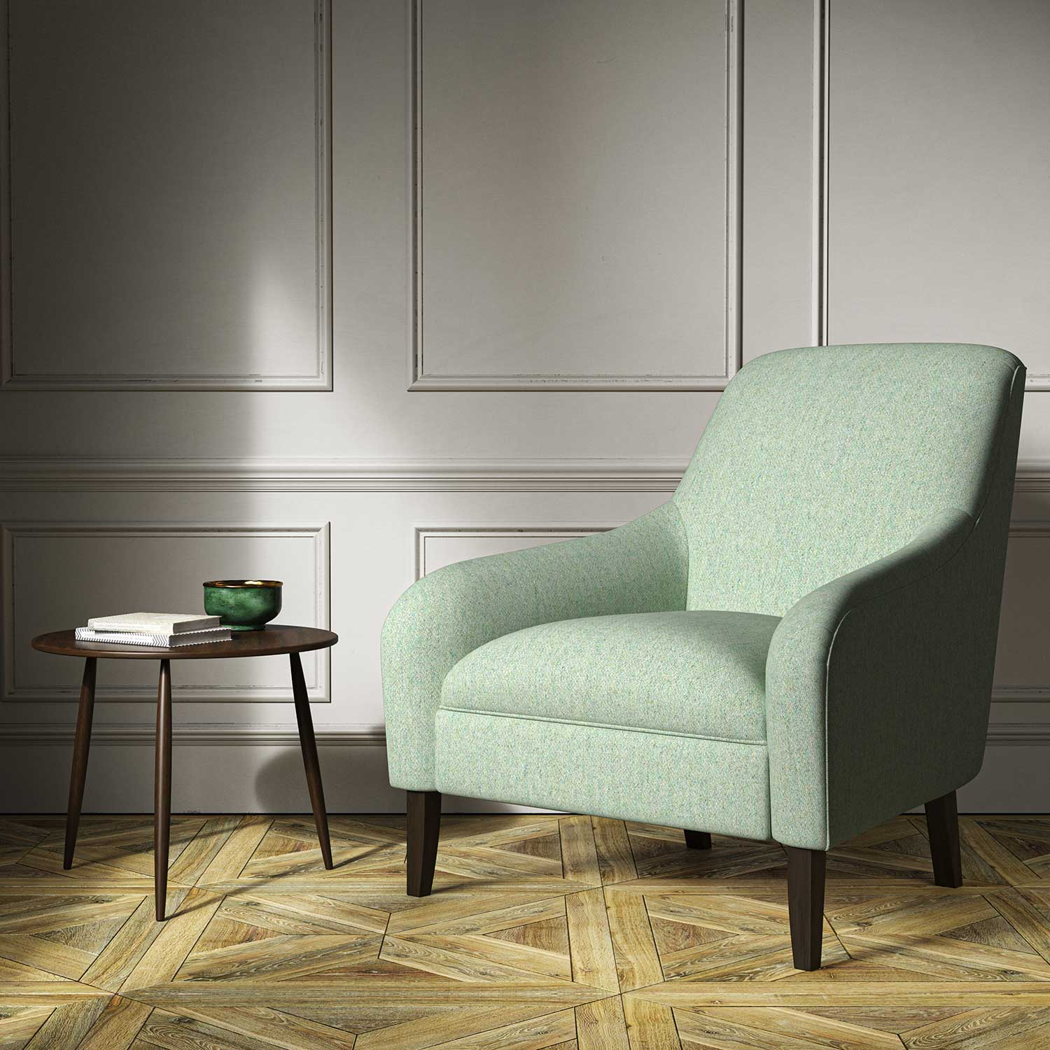 Linwood Lana Apple Green FR Made to Measure Curtains