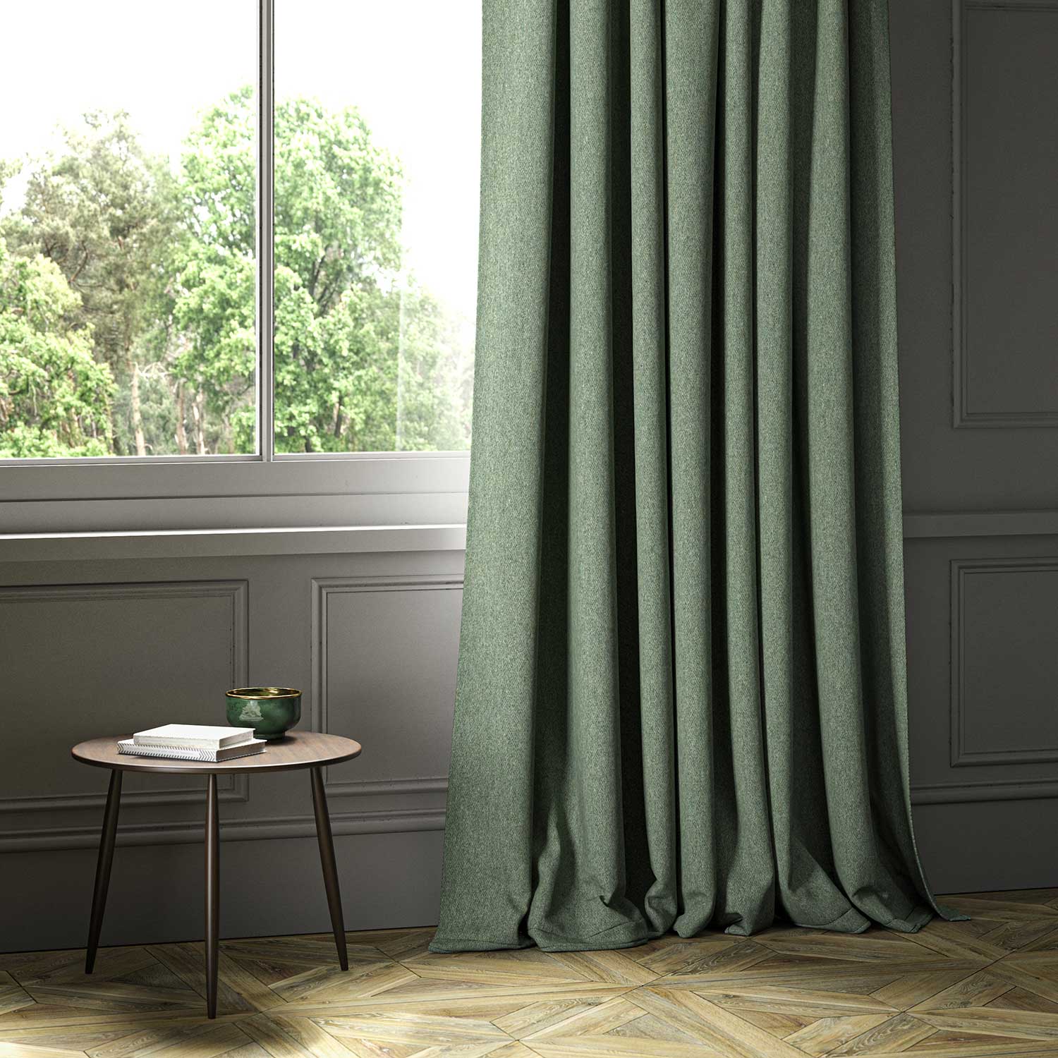 Linwood Lana Sage FR Made to Measure Curtains