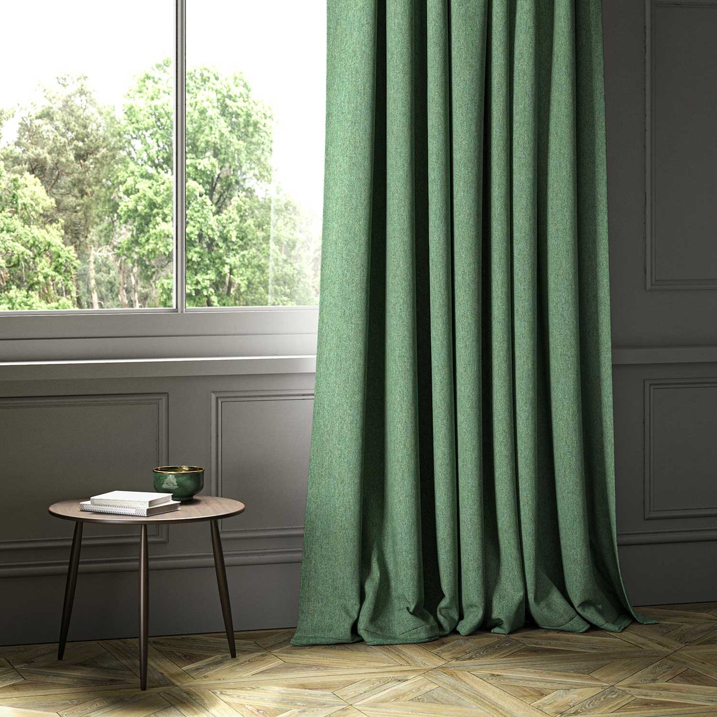 Linwood Lana Shamrock FR Made to Measure Curtains