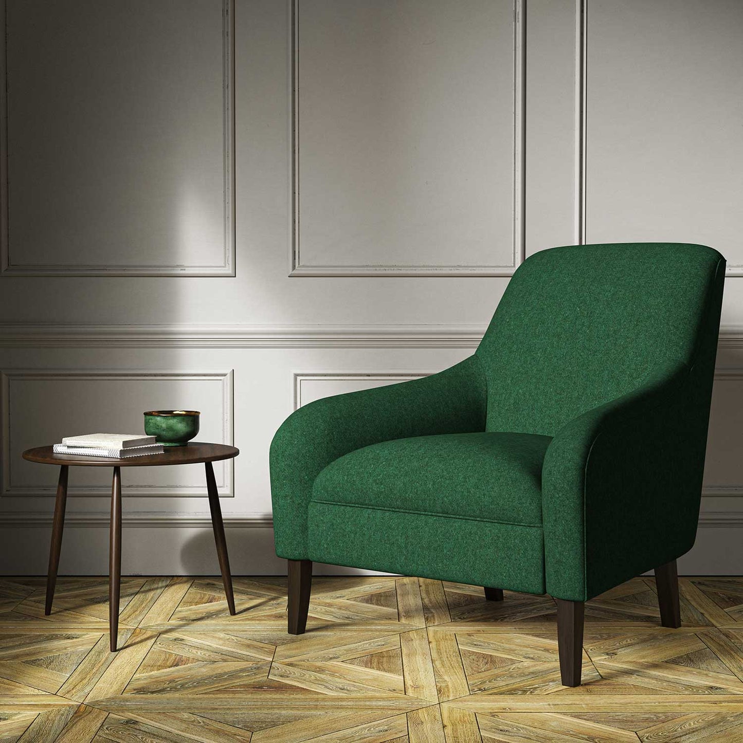 Linwood Lana Hunter Green FR Made to Measure Curtains