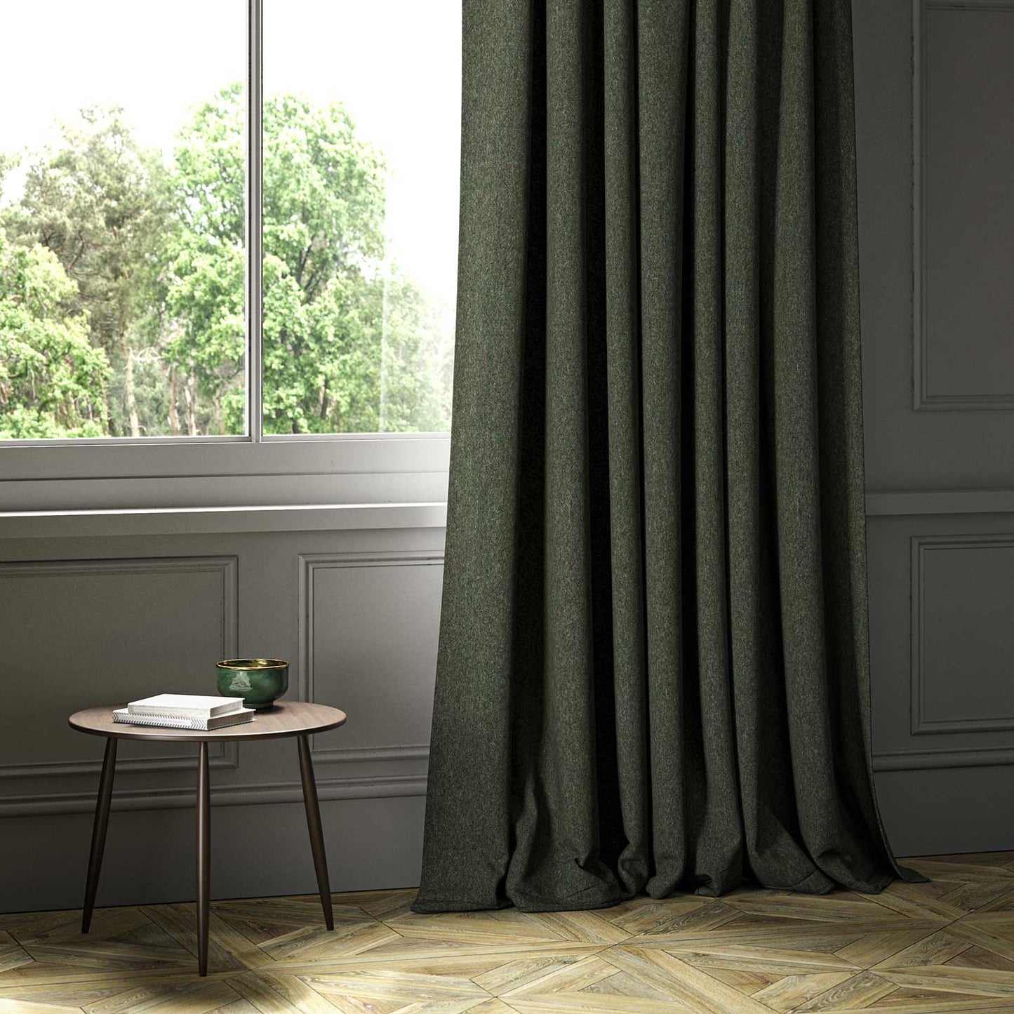 Linwood Lana Forest FR Made to Measure Curtains