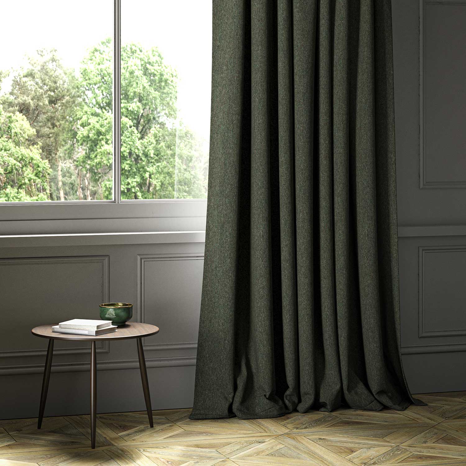 Linwood Lana Forest FR Made to Measure Curtains