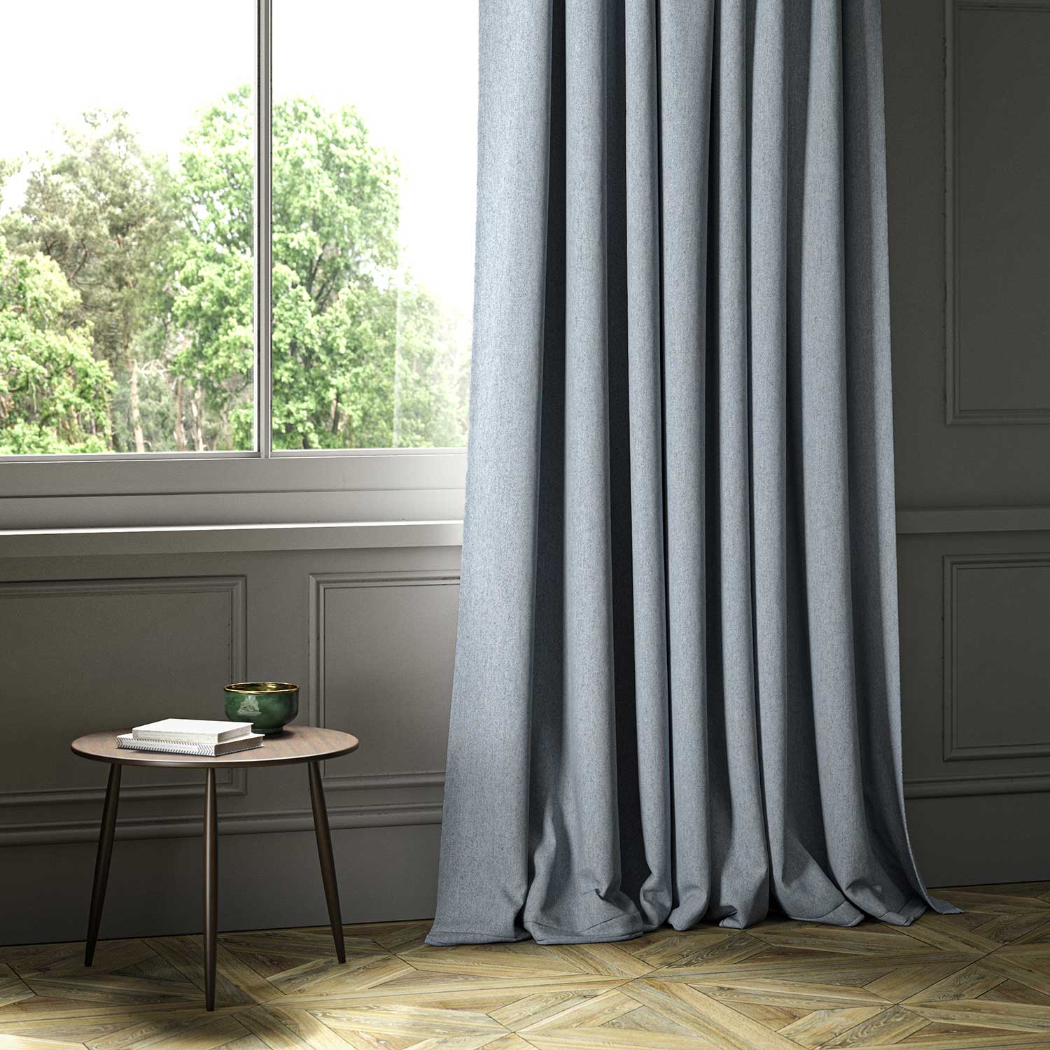 Linwood Lana Sky FR Made to Measure Curtains