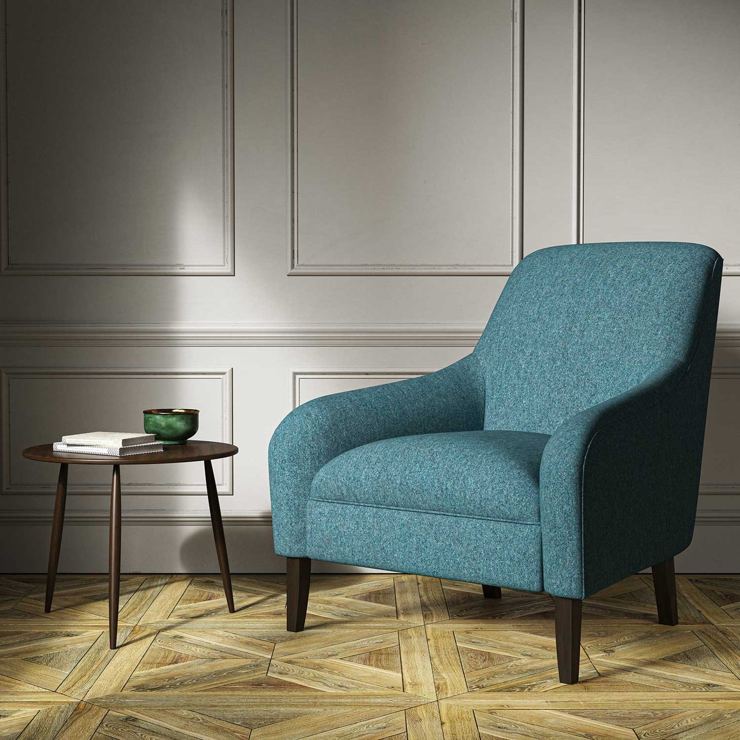 Linwood Lana Teal FR Made to Measure Curtains