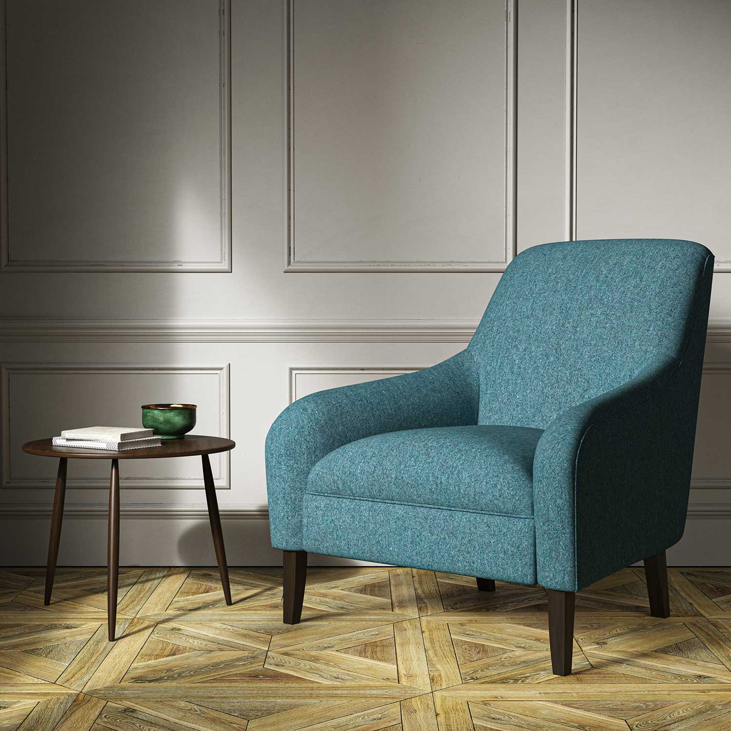 Linwood Lana Teal FR Made to Measure Curtains