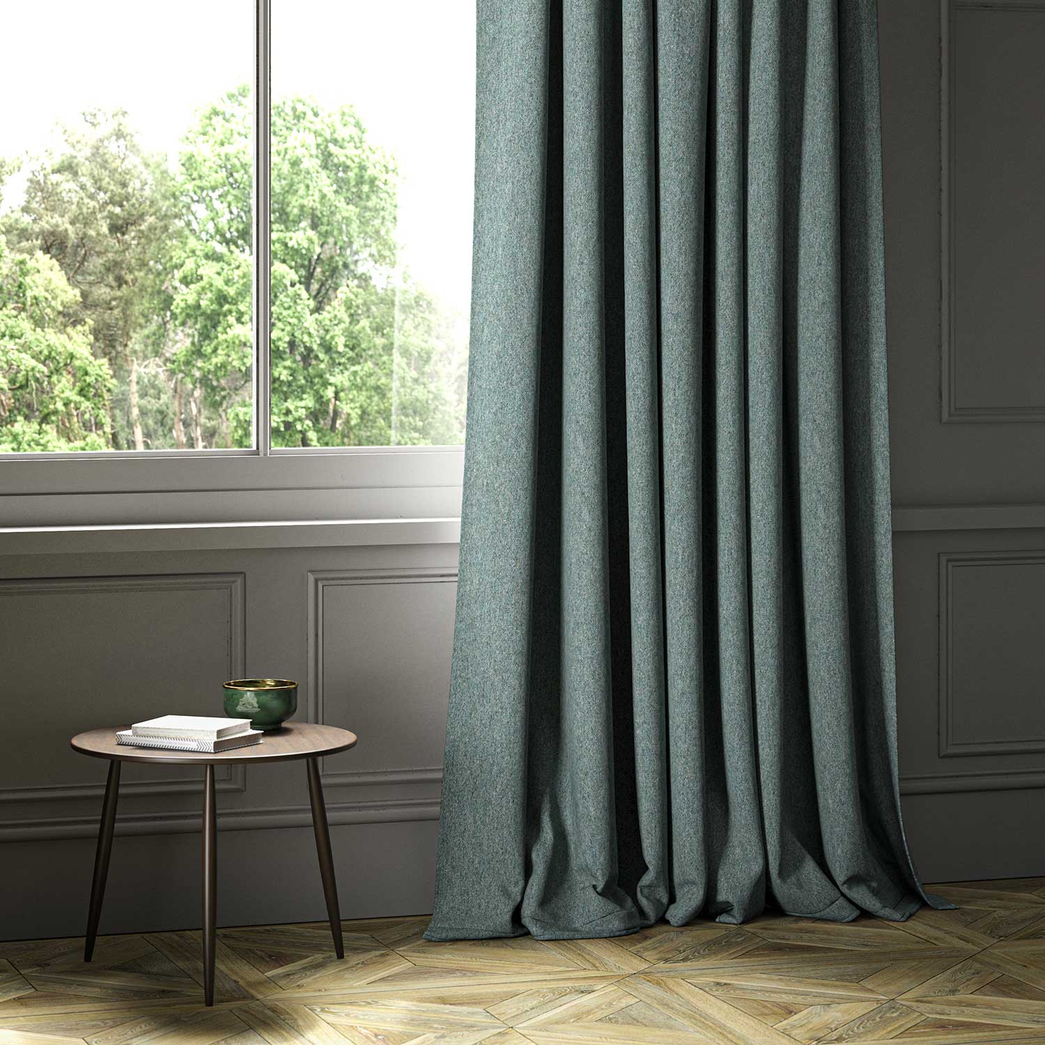Linwood Lana Ocean FR Made to Measure Curtains