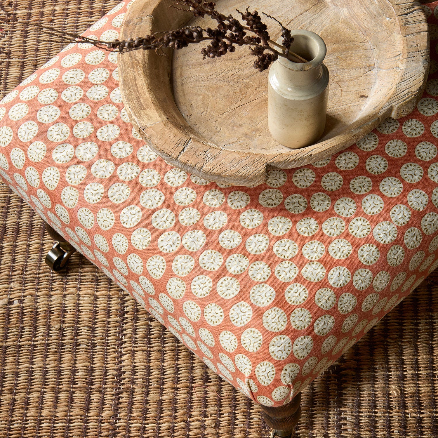 Linwood Chitgar Ginger Biscuit FR Made to Measure Curtains