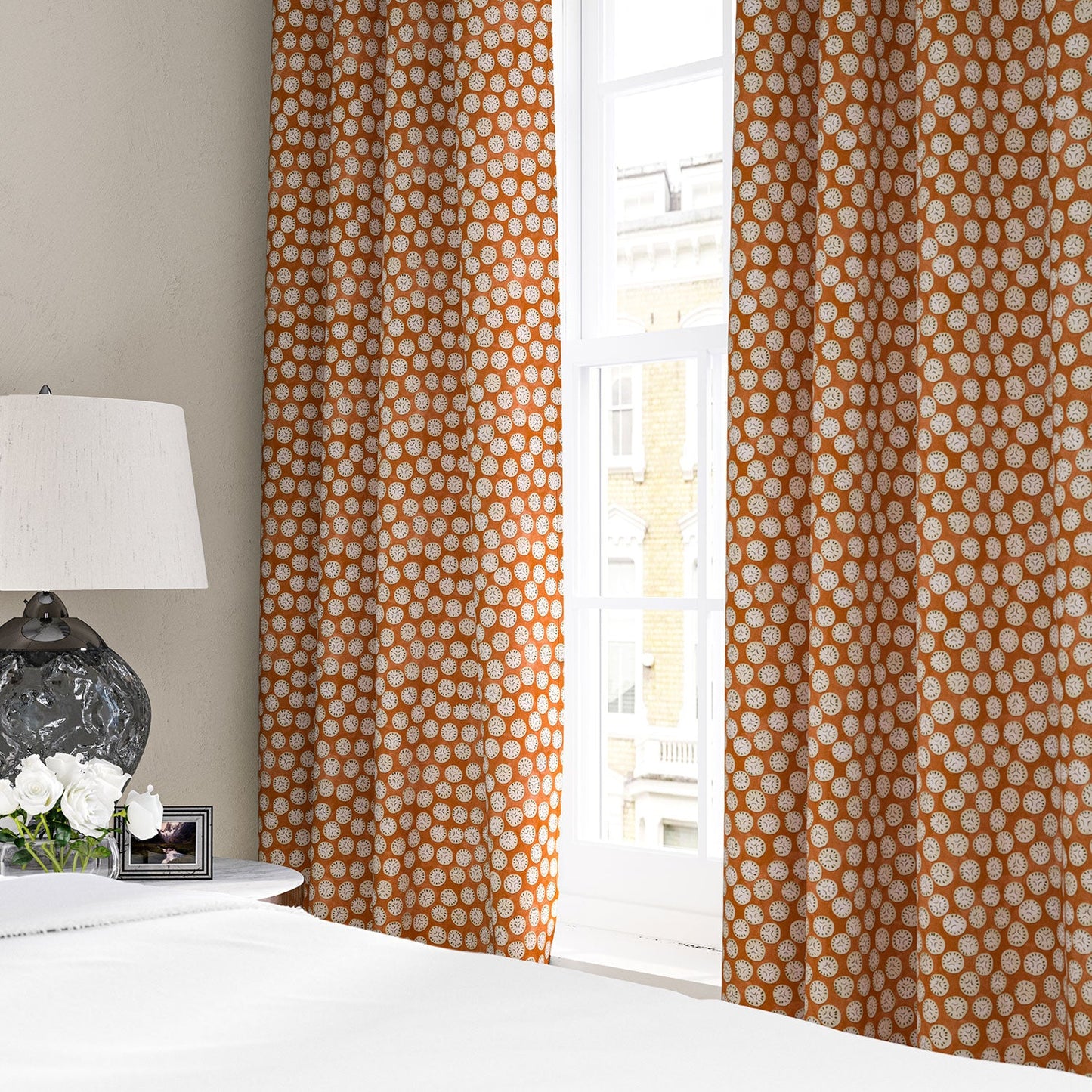 Linwood Chitgar Ginger Biscuit Made to Measure Curtains