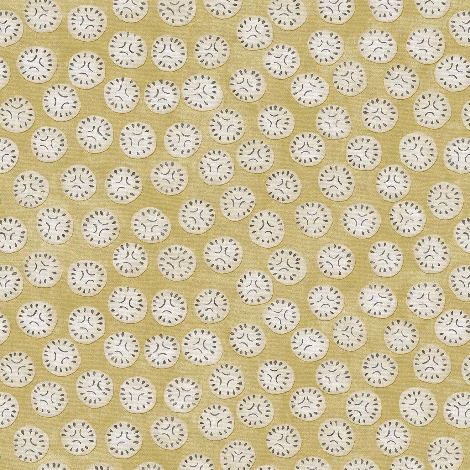 Linwood Chitgar Yellow Lichen Made to Measure Curtains