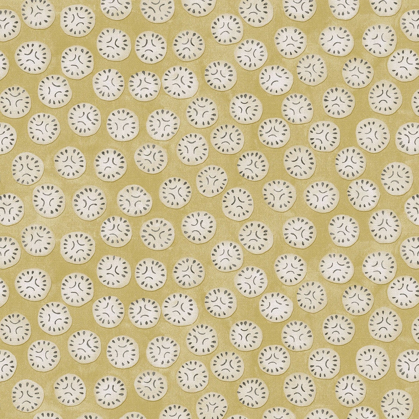 Linwood Chitgar Yellow Lichen FR Made to Measure Curtains